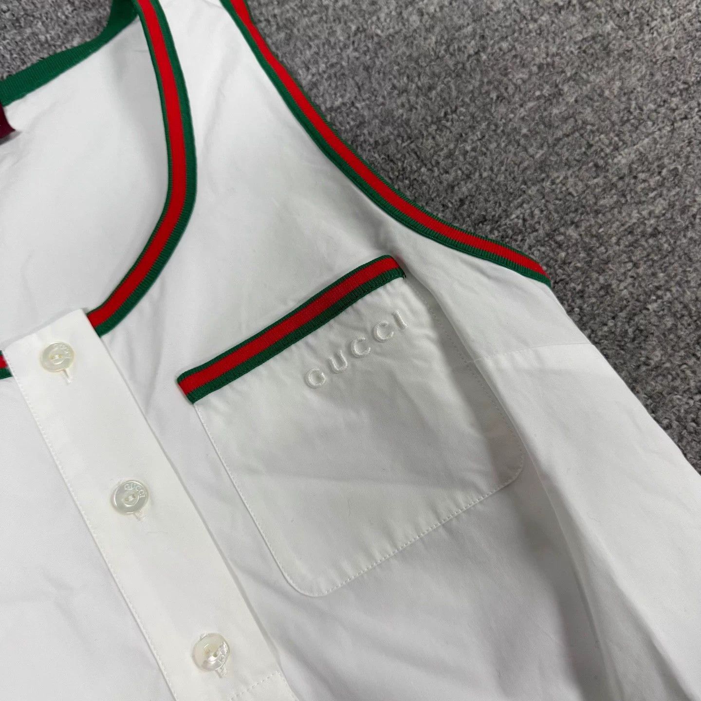 Gucci Gucci new red green stripe cami dress 36 mint Size XS / US 0-2 / IT 36-38 - 6 Thumbnail