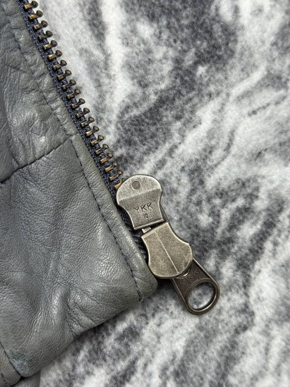 Allsaints Vintage Allsaints Leather Bomber Jacket Biker 00s Y2K Size US M / EU 48-50 / 2 - 11 Thumbnail