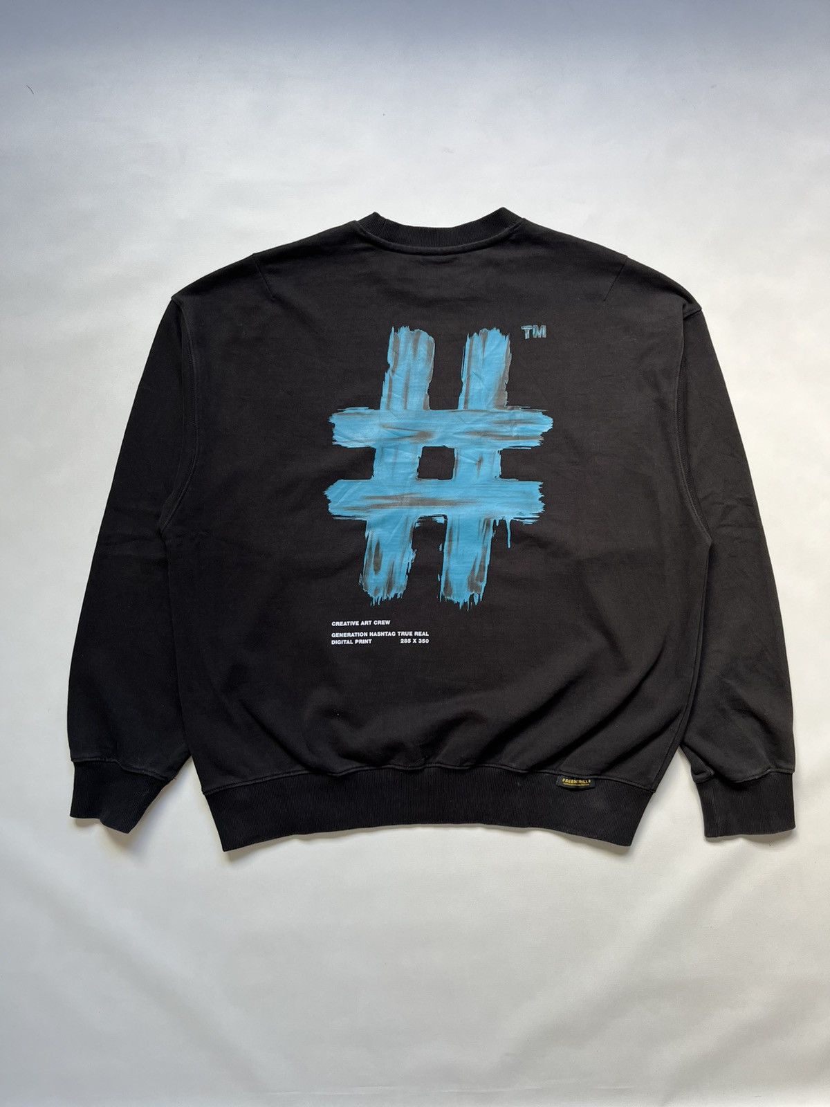 Been Trill Sudadera Been Trill Painting Hashtag Overfit - Negro/Azul Size US XL / EU 56 / 4 - 1 Thumbnail