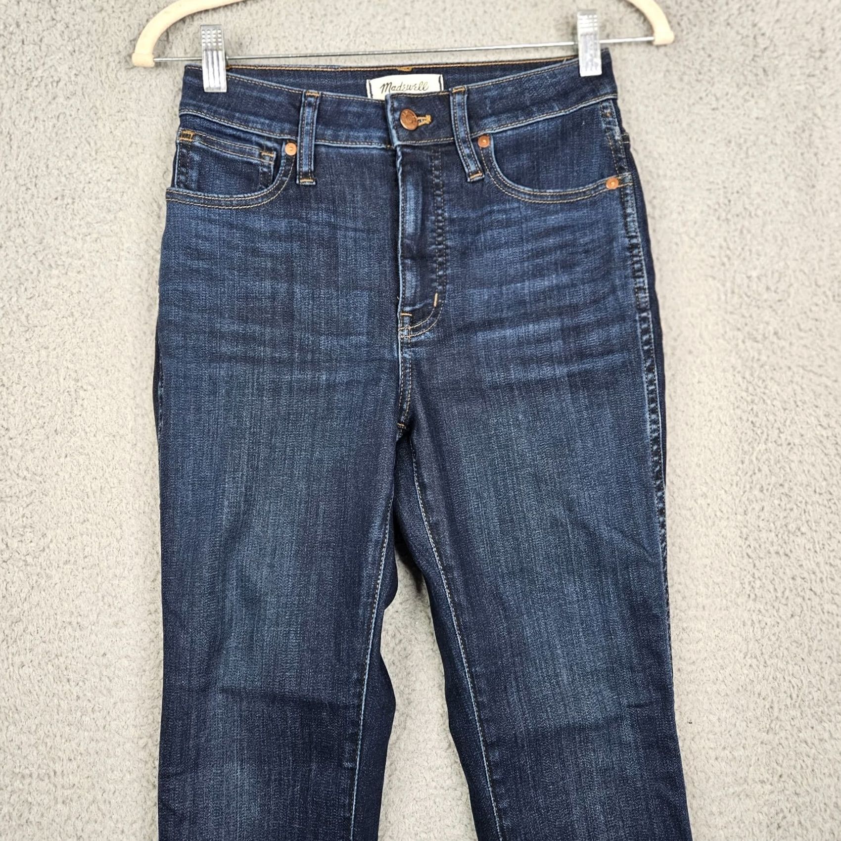 Madewell Madewell Jeans Skinny BLUE five pockets Size 25 Womens Regular High-RISE Vintage No Size 42" / US 20 - 3 Thumbnail