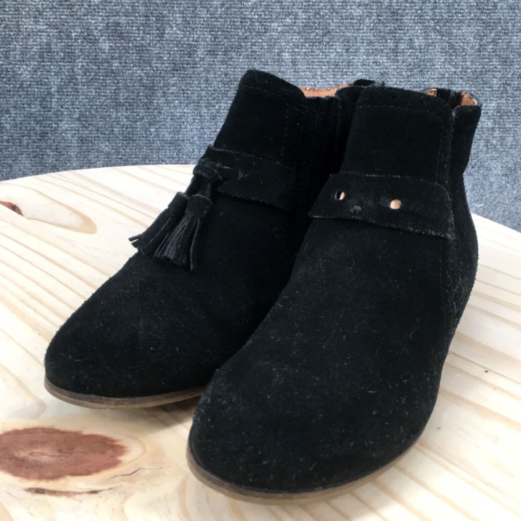 Dolce Vita Dolce Vita Boots Womens Ankle Bootie Black Tasseled Comfort Casual Round Toe 7 Shoes Shoes Mens Womens Size US 7 / IT 37 - 3 Thumbnail
