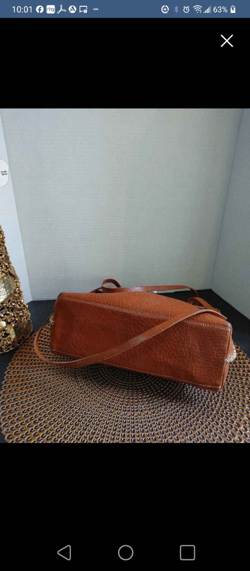 Covington Ellington Fold Over Leather Shoulder Bag Size ONE SIZE - 4 Thumbnail
