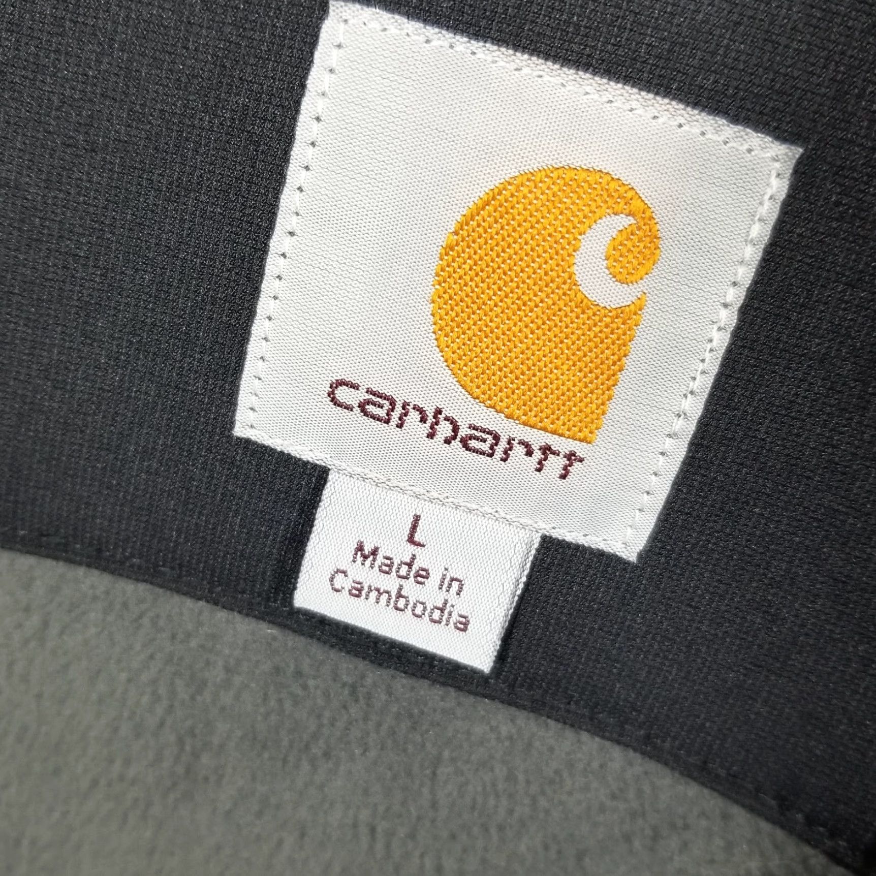 Carhartt Carhartt Jacket Mens Large Black Rain Defender Relaxed Fit Softshell Heavyweight Nylon Polyester Zipper Full Zip Accents Size US L / EU 52-54 / 3 - 5 Thumbnail