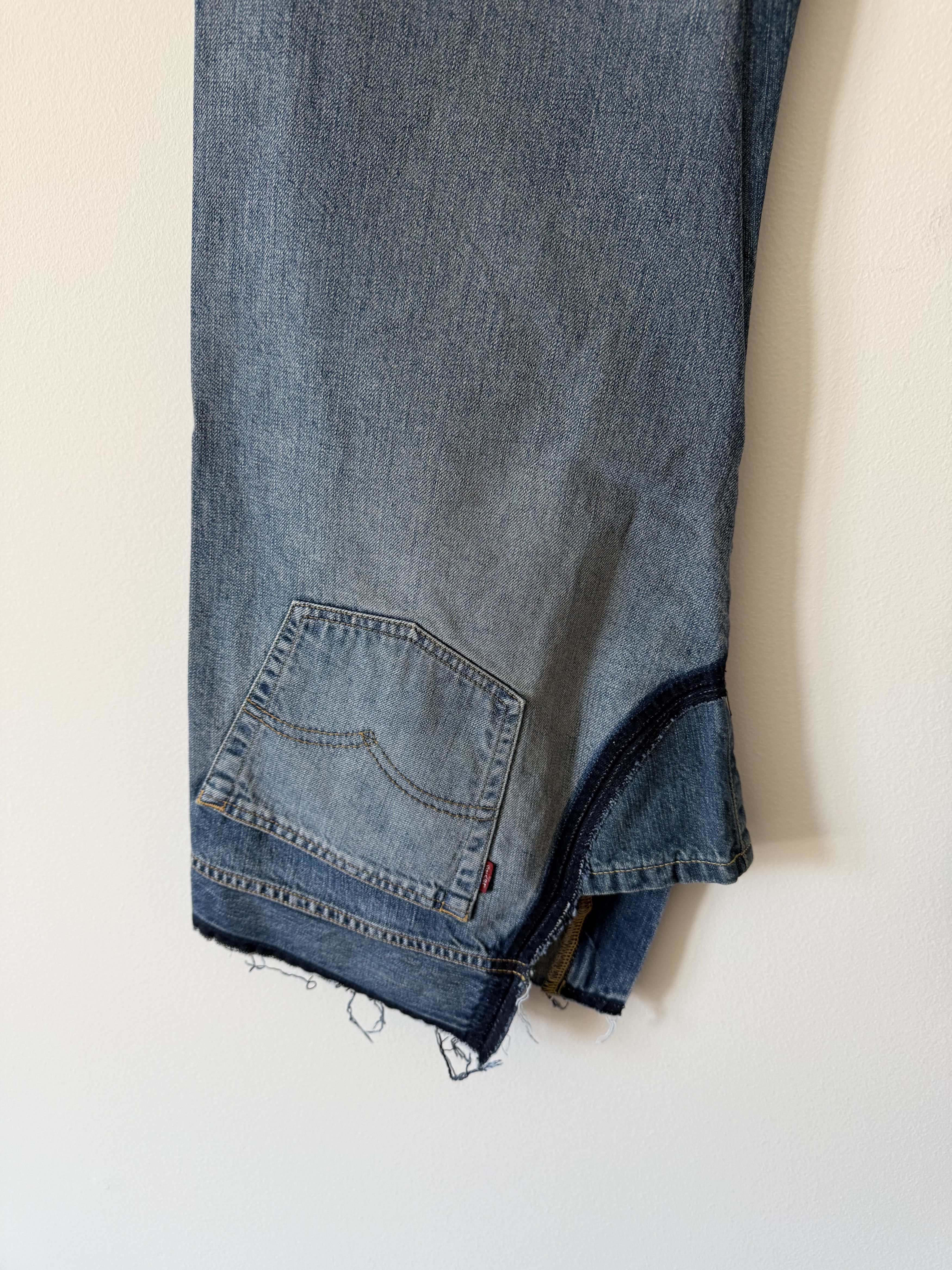 Junya Watanabe × Levi's Junya Watanbe Levi's Inkjet Name Berberjin Denim Jeans Size US 32 / EU 48 - 8 Thumbnail