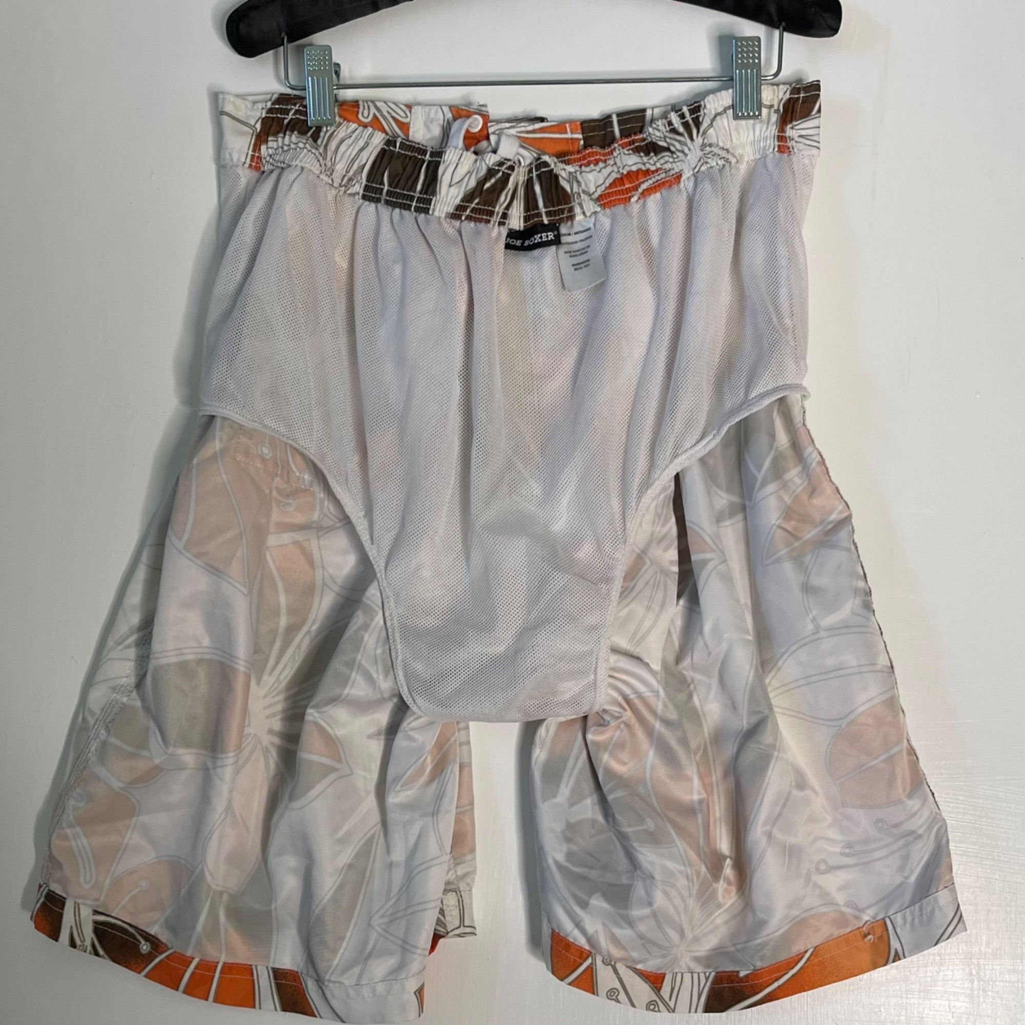 Joe Boxer Joe Boxer Men's Swim Trunks Board Shorts Medium Tropical Flo Size US 31 - 4 Thumbnail