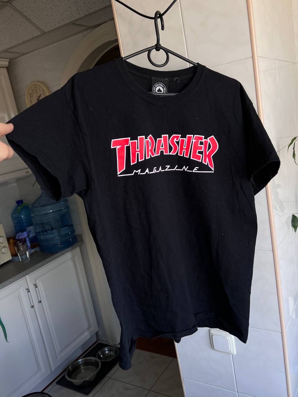 Thrasher Vintage Thrasher T-shirt Black Skateboarding Y2K Size US L / EU 52-54 / 3 - 6 Thumbnail