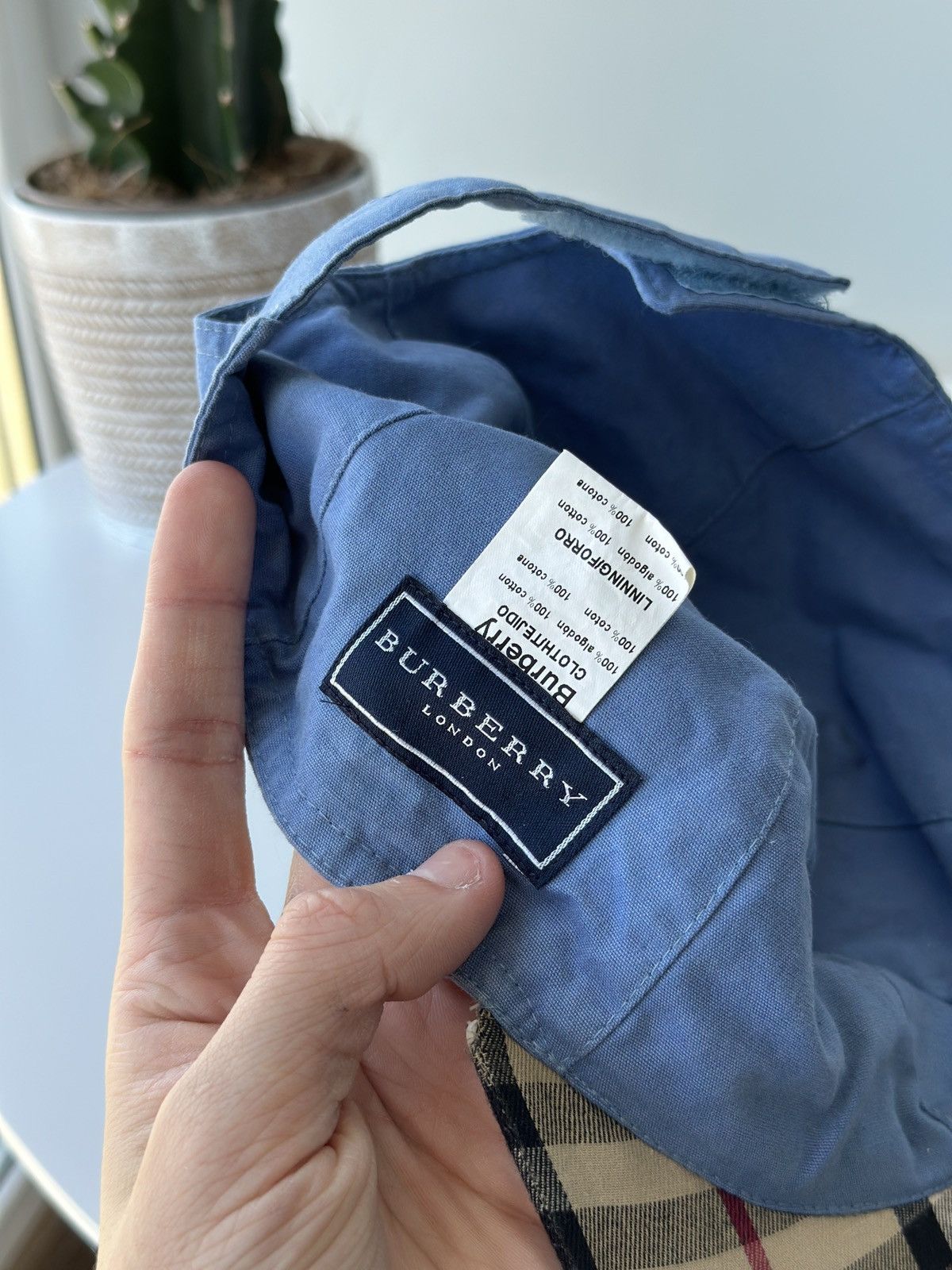 Burberry 💥FINAL DROP💥Vintage Rare Burberry 5 Panel Cap Novacheck Size ONE SIZE - 6 Thumbnail