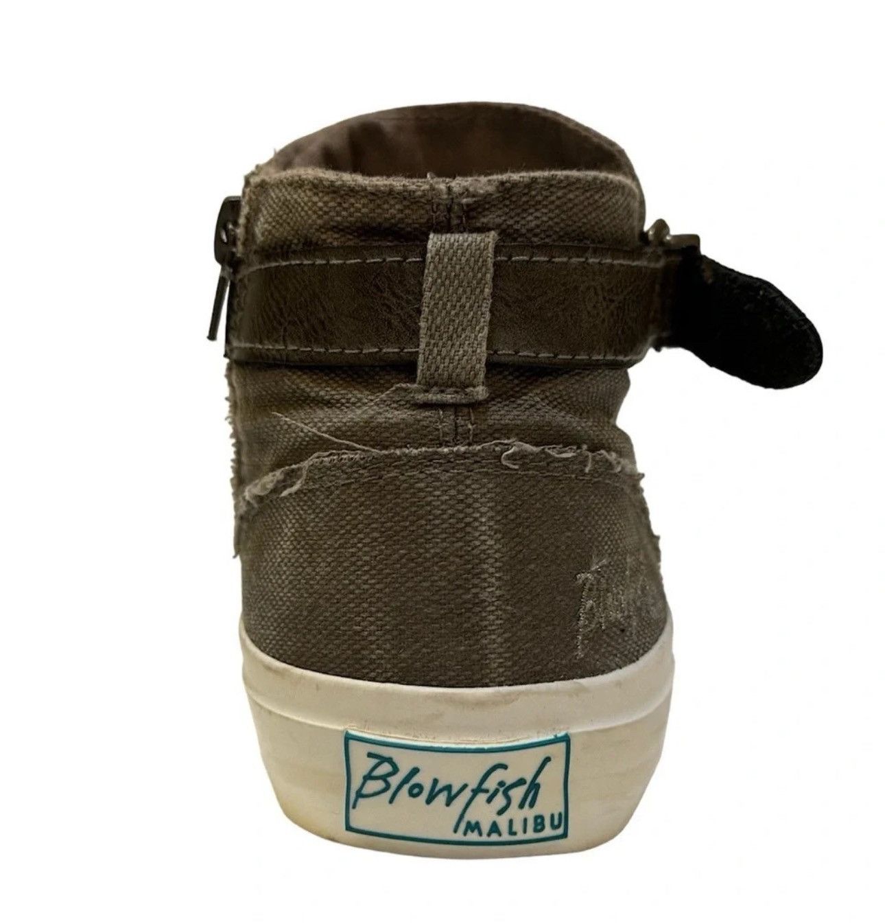 Designer Blowfish Malibu Brown Whiskey HighTop Canvas Sneakers Sz 7.5 Size US 7.5 / IT 37.5 - 6 Thumbnail