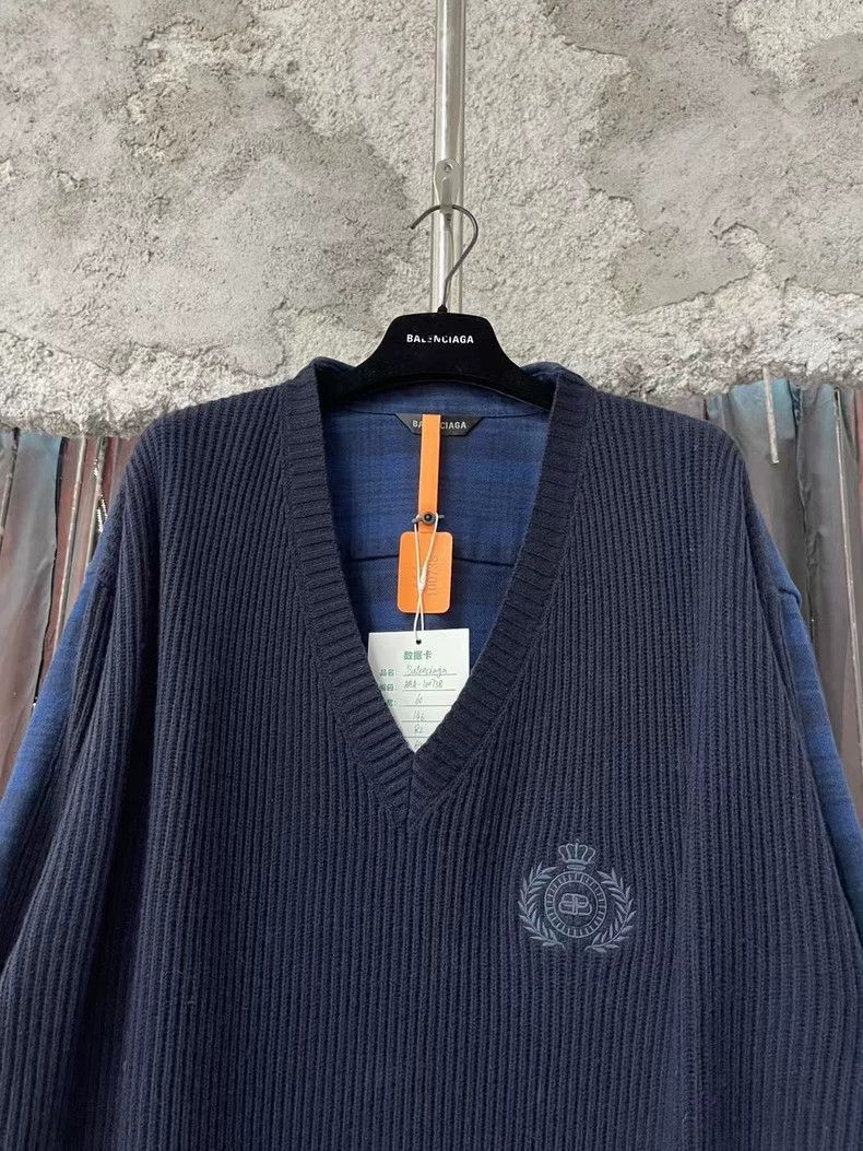 Balenciaga Balenciaga Knit Sweater with Wheat Patch-2506 Size US XS / EU 42 / 0 - 3 Thumbnail