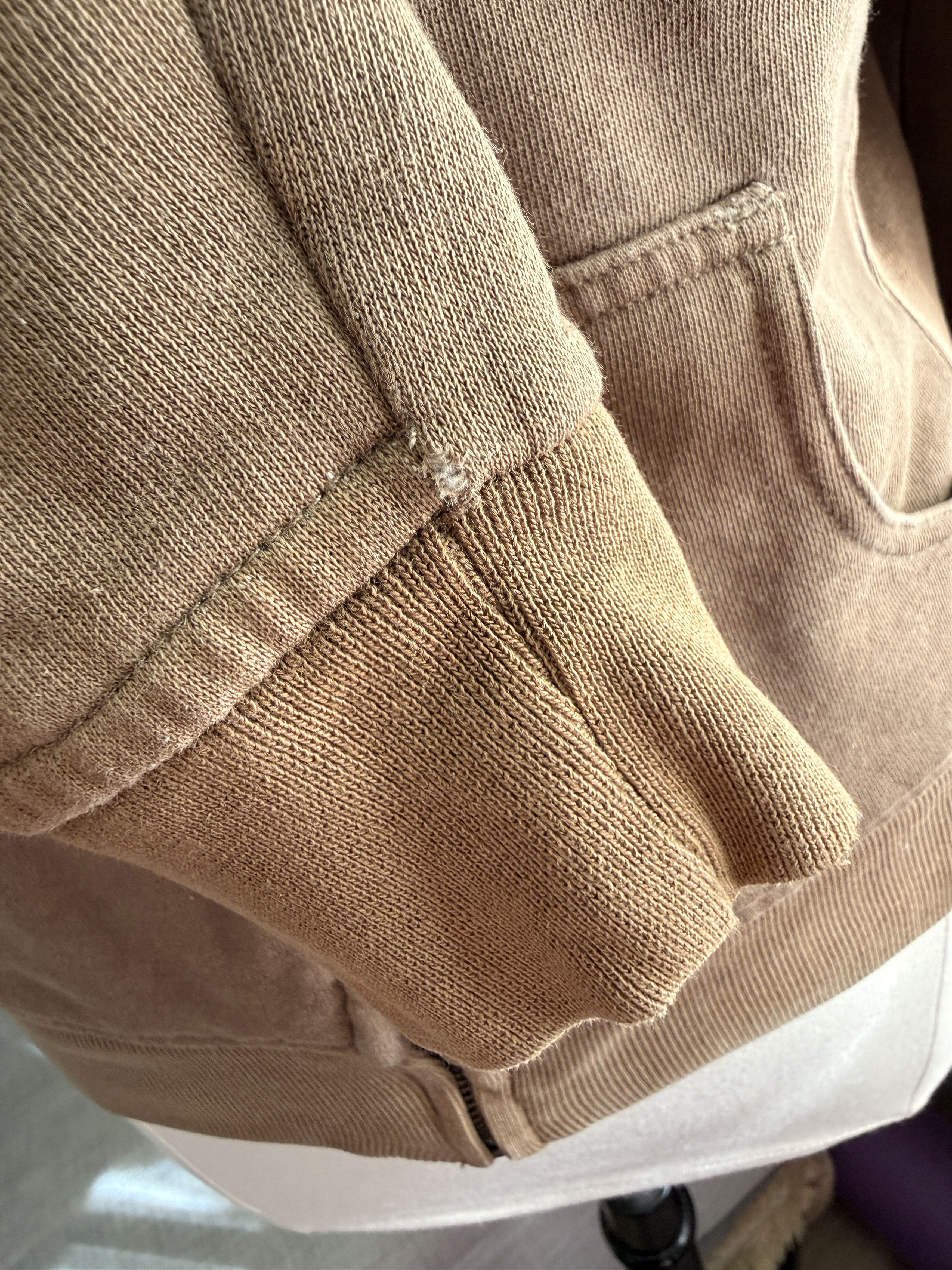 RVCA RVCA Archive Pigment-Dyed Zip Hoodie (M) Embroidered Crest Size US M / EU 48-50 / 2 - 8 Thumbnail