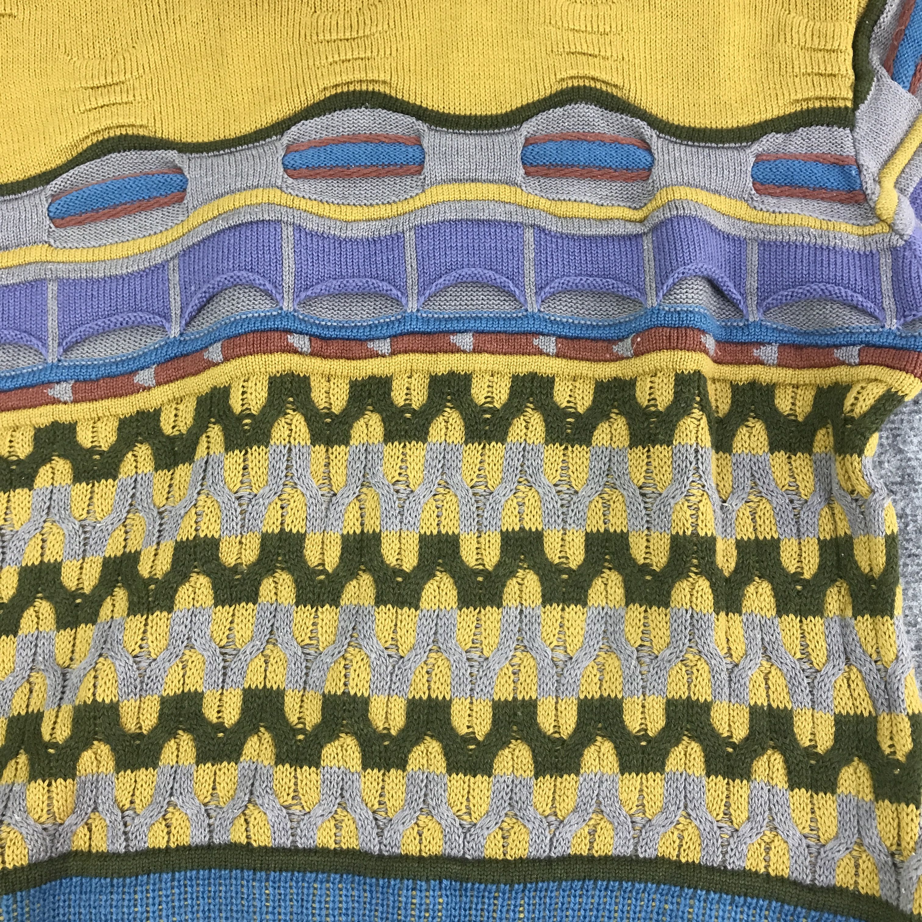 Japanese Brand gorena Japan Multicolour Knitwear Jacket K113B17 Size US L / EU 52-54 / 3 - 10 Thumbnail