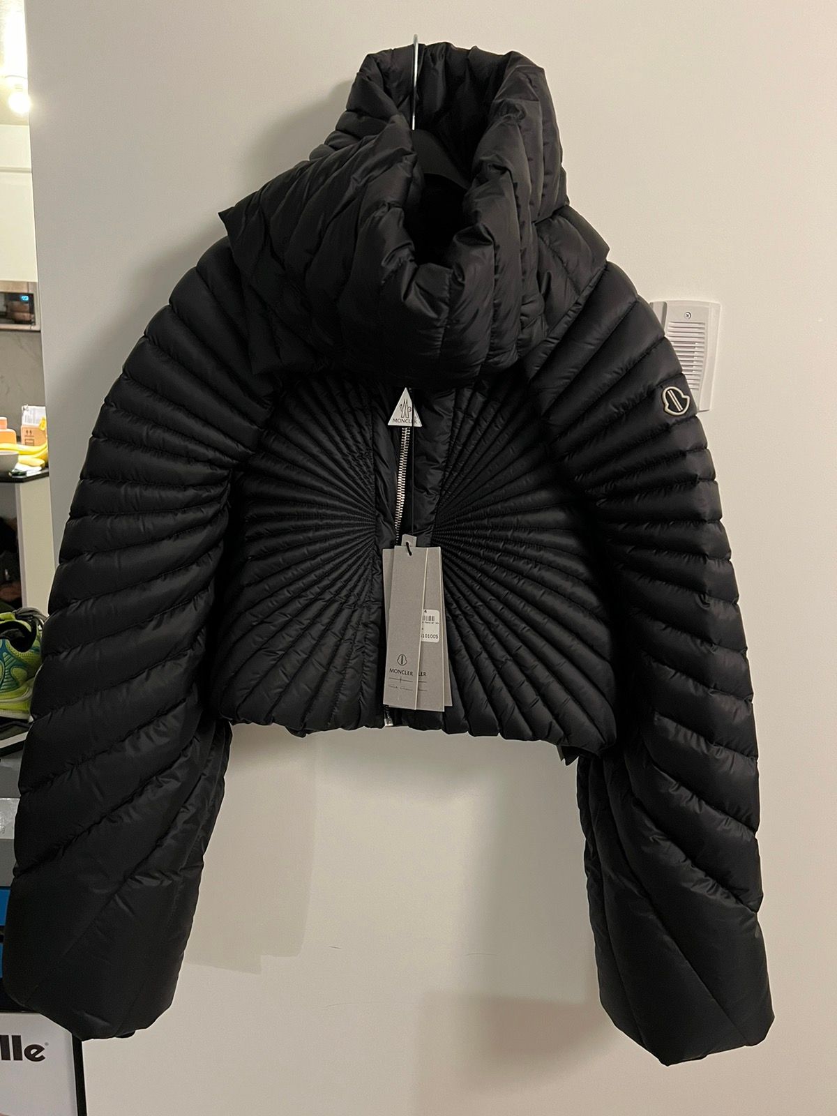Pre-owned Moncler X Rick Owens Moncler Fw23 Convertible Radiance Jacket Black