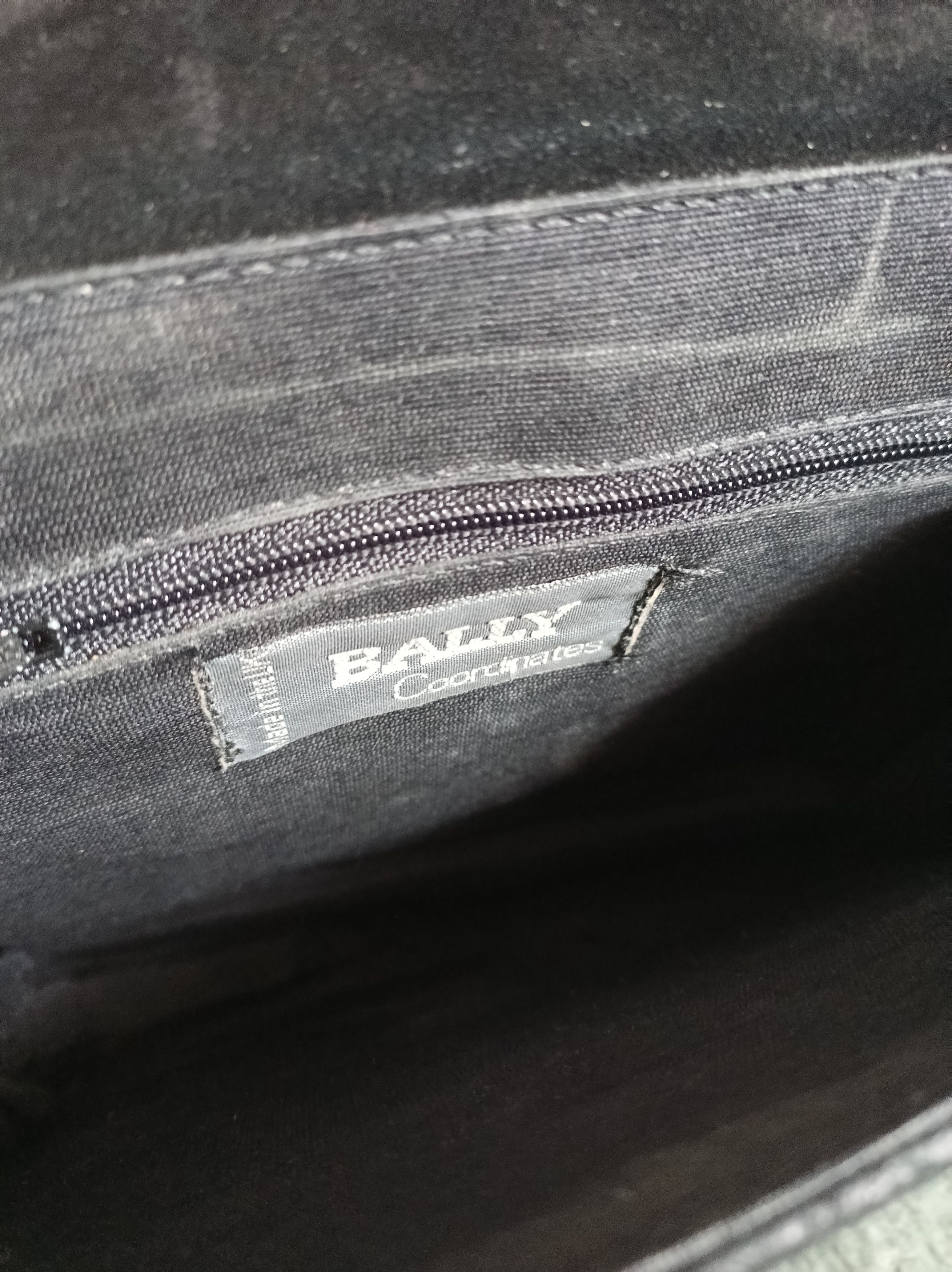 Bally BALLY Black Suede Leather Crossbody Shoulder Bag Size ONE SIZE - 10 Thumbnail