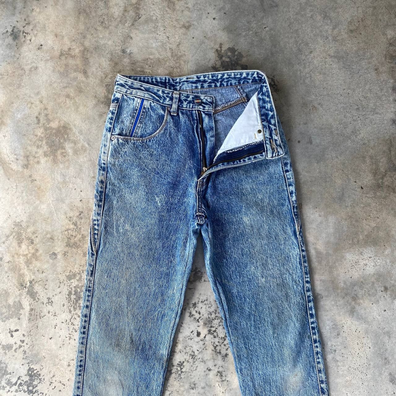 Vintage Vintage 80s/90s Edwin Acid Wash Dirty Tapered Retro Grunge Size US 28 / EU 44 - 7 Thumbnail