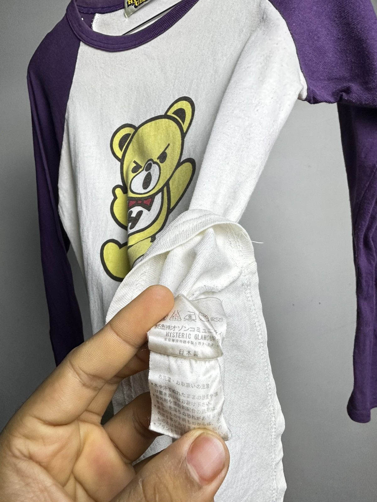 Hysteric Glamour × Vintage Hysteric Glamour Bear Middle Finger iconic 3q Tshirt Size US S / EU 44-46 / 1 - 6 Thumbnail