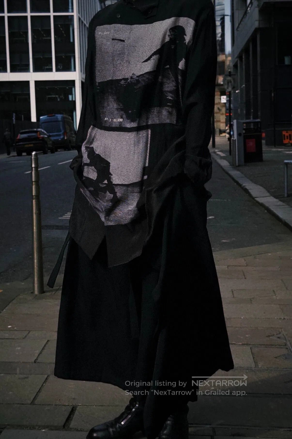 Yohji Yamamoto Yohji Yamamoto Silk Shirt with Print. Size US M / EU 48-50 / 2 - 6 Thumbnail