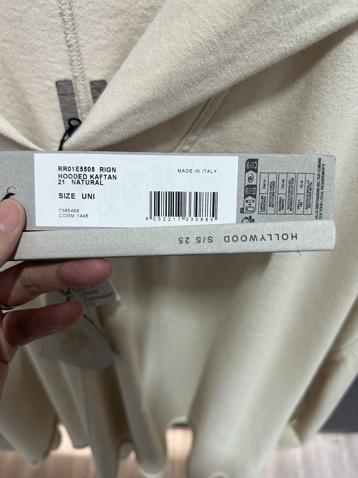 Rick Owens Rick Owens hollywood runway Hooded Kaftan Size US M / EU 48-50 / 2 - 3 Thumbnail