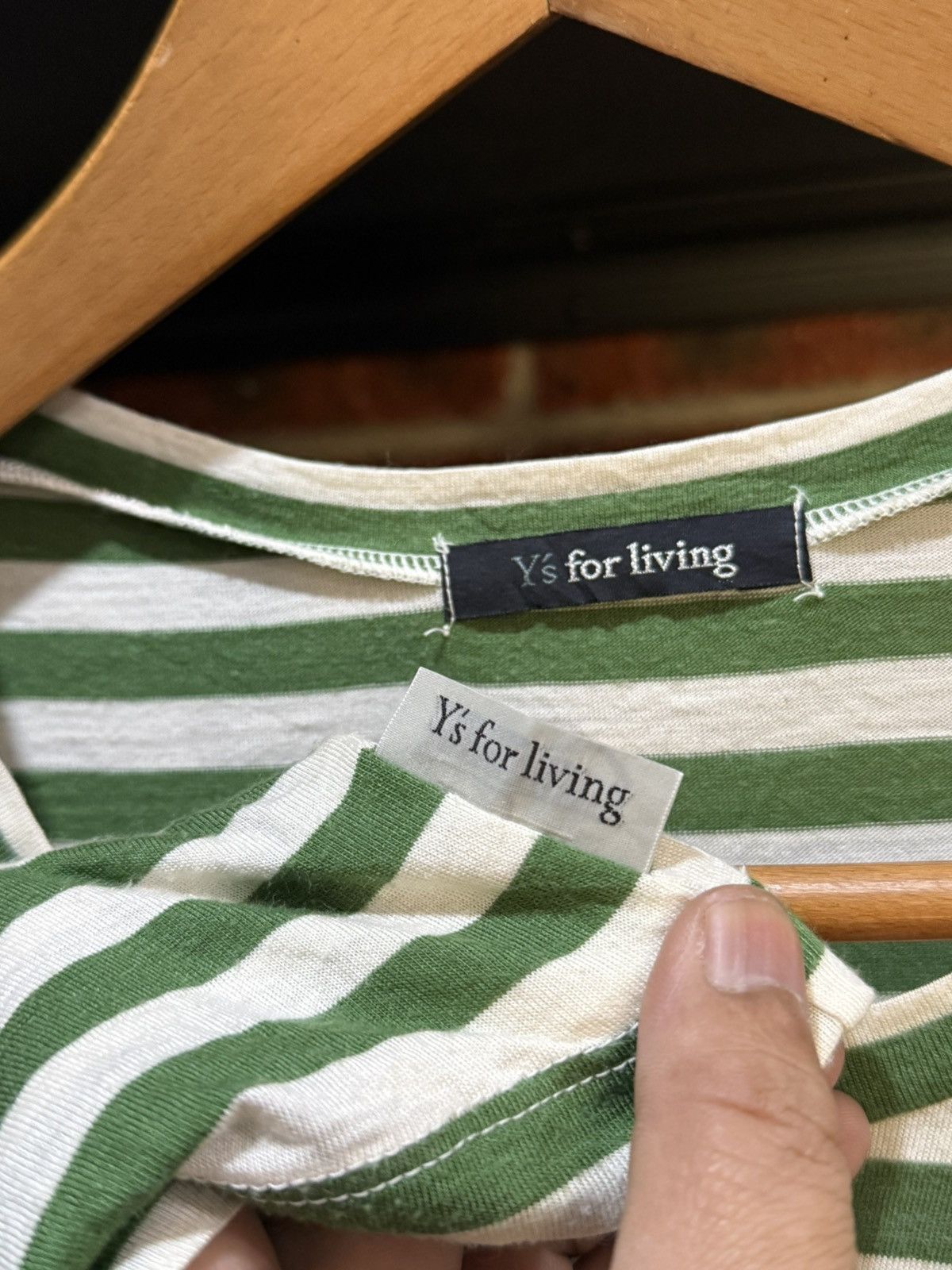 Y's Vintage Y’s For Living Stripe Japan Tee Size US S / EU 44-46 / 1 - 7 Thumbnail