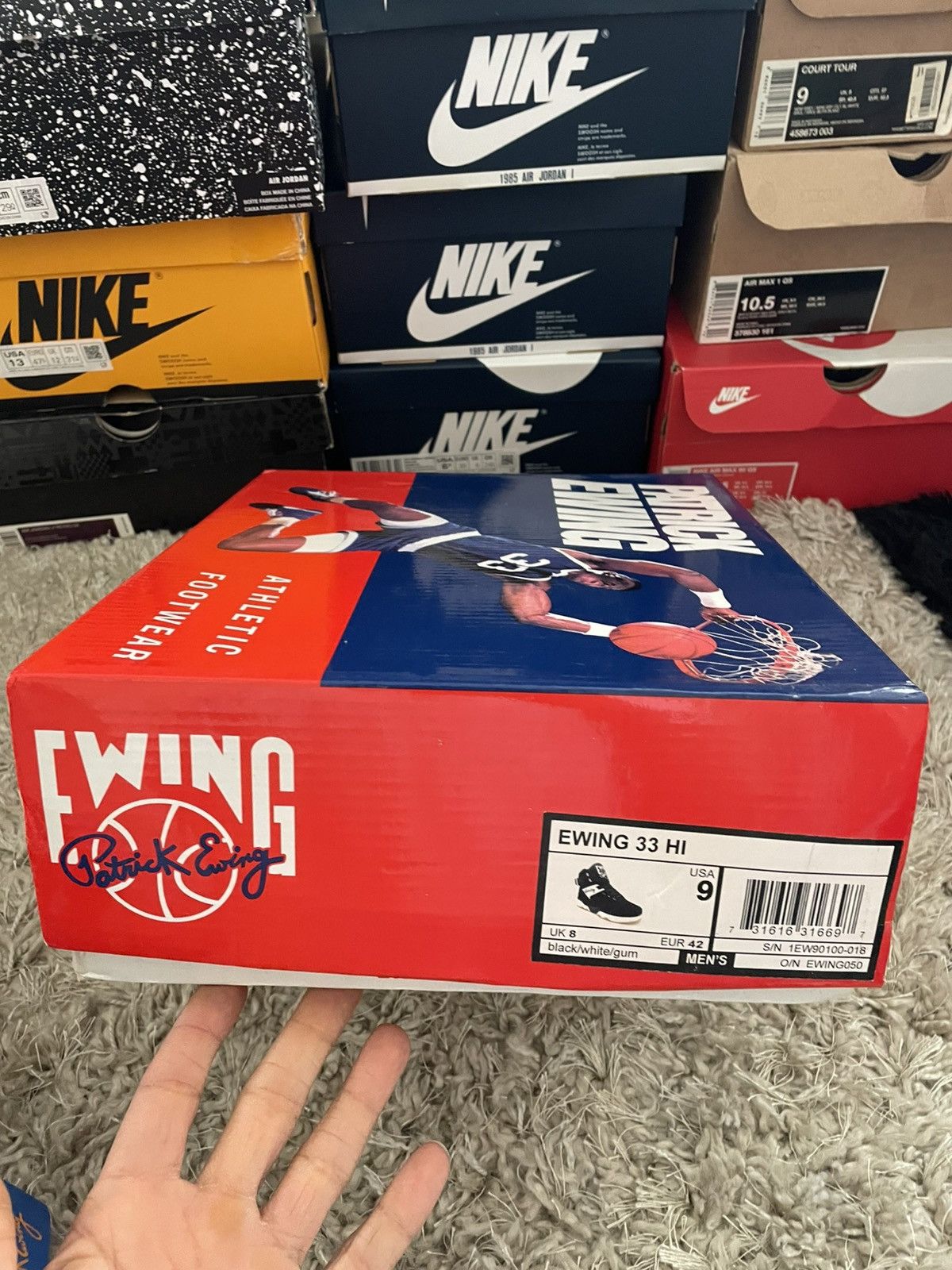 Ewing Athletics Patricks Ewing 33 HI Black/Gum Size US 9 / EU 42 - 9 Thumbnail