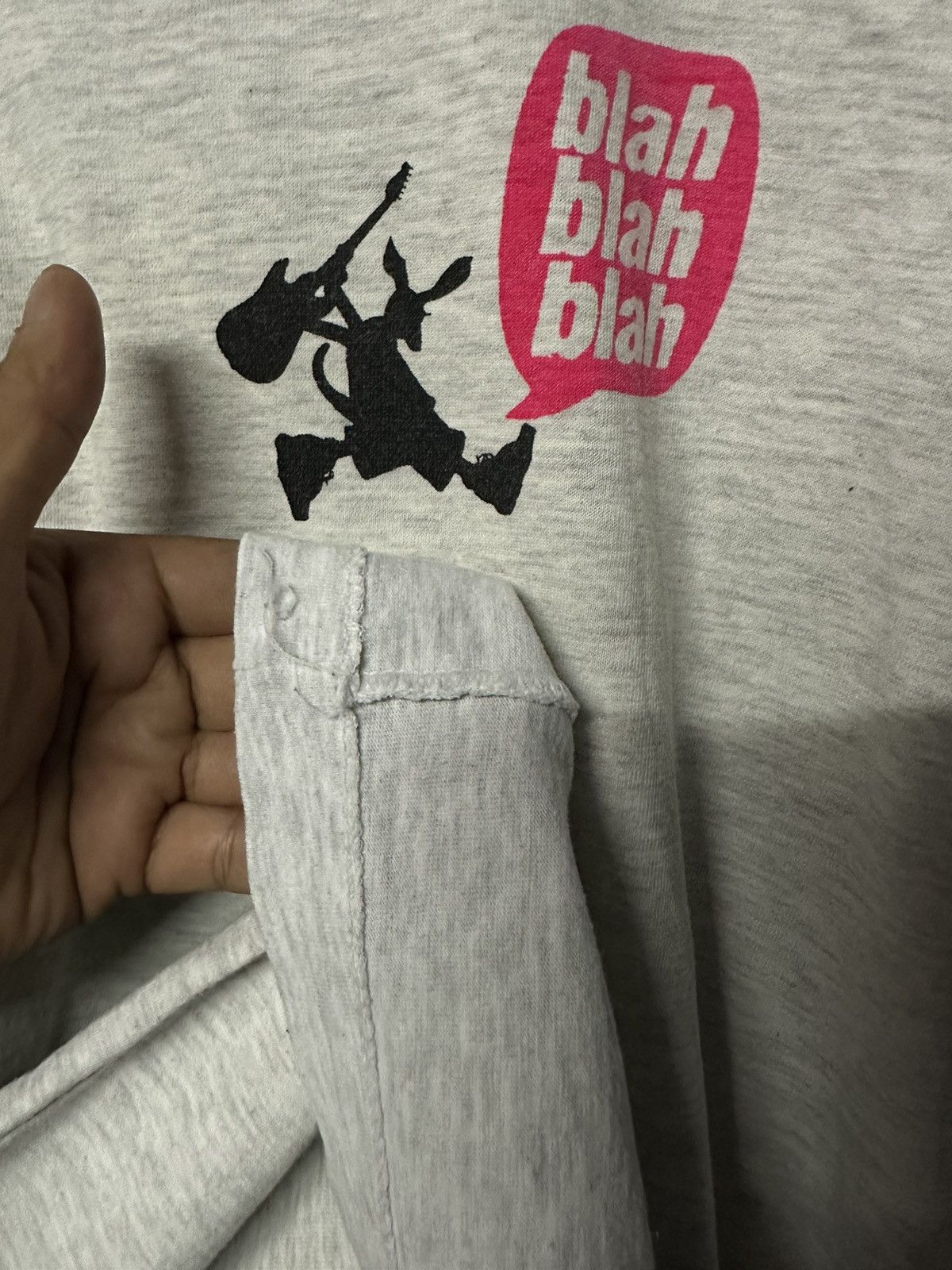 Band Tees × Vintage Vintage 90s Rock Wallaby Blah Blah Blah Faded Tee Size US L / EU 52-54 / 3 - 12 Thumbnail