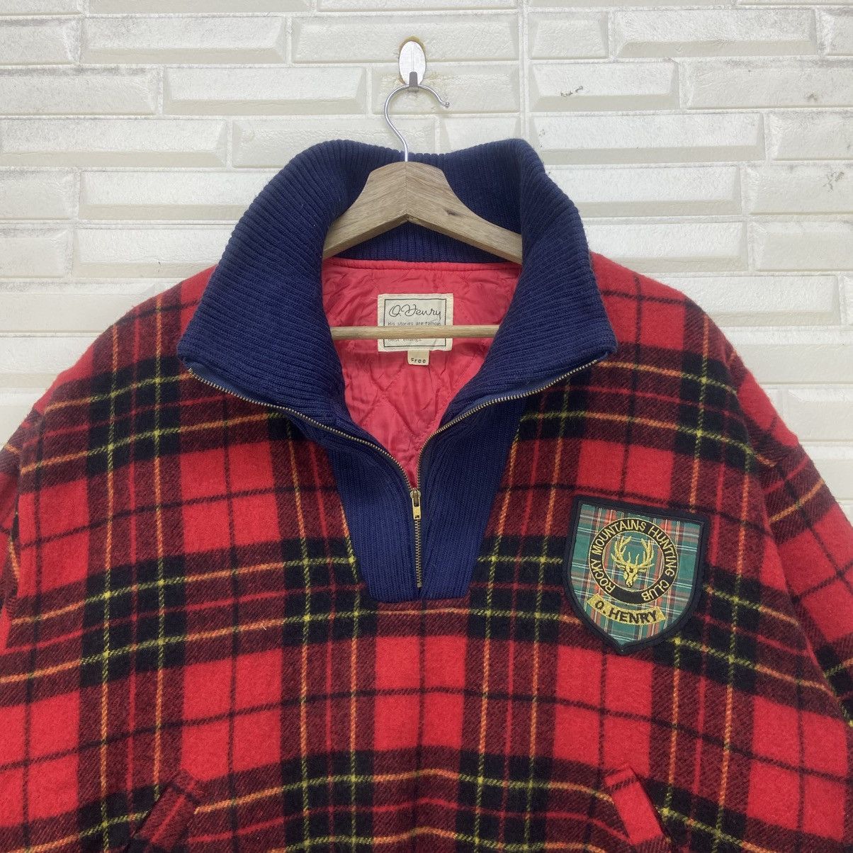 Other Vintage O Henry Checkered Tartans Wool Coat Size US M / EU 48-50 / 2 - 6 Thumbnail