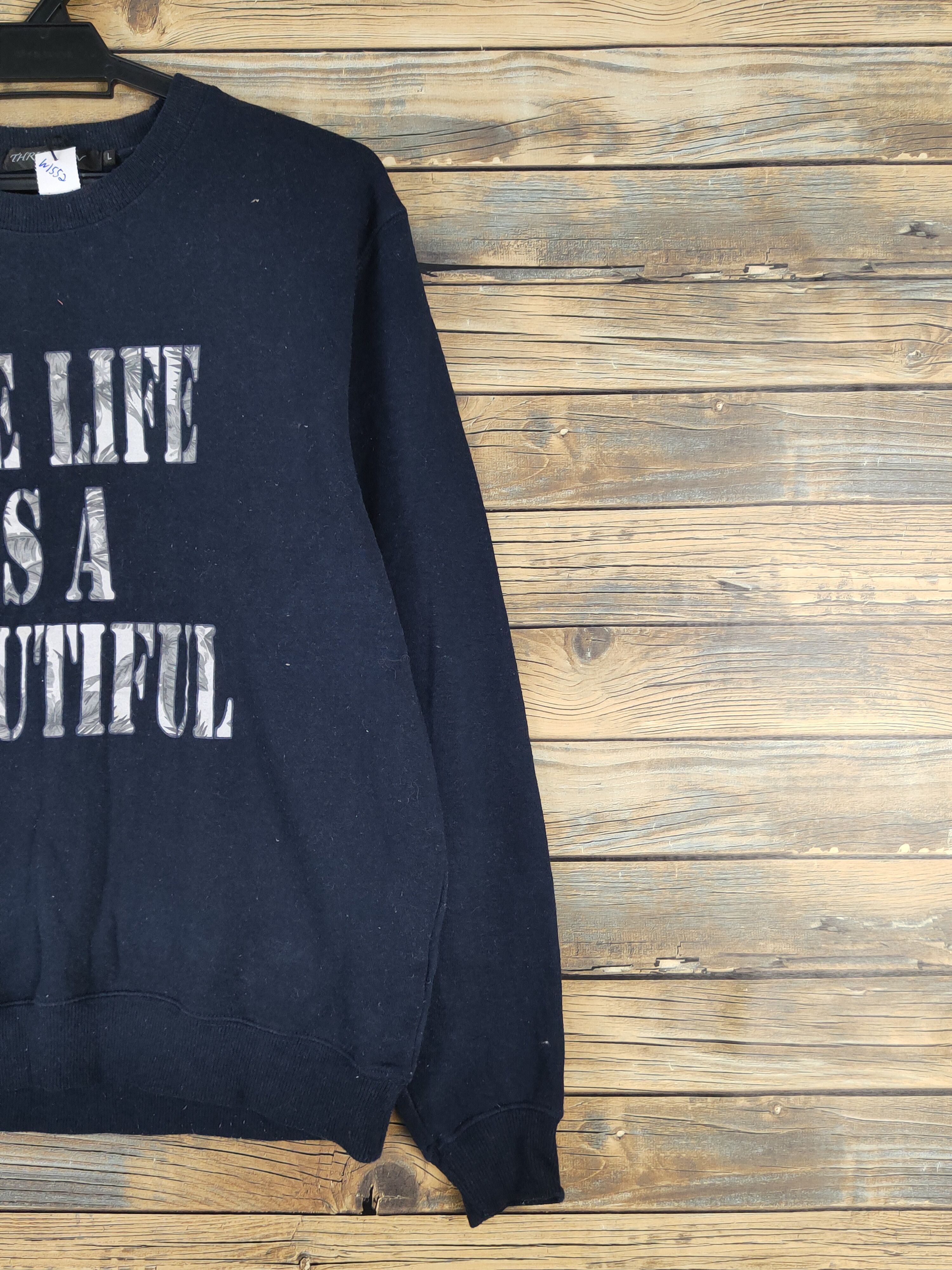Japanese Brand × Vintage Thruxton Navy Sweatshirts #W1552 Size US M / EU 48-50 / 2 - 6 Thumbnail