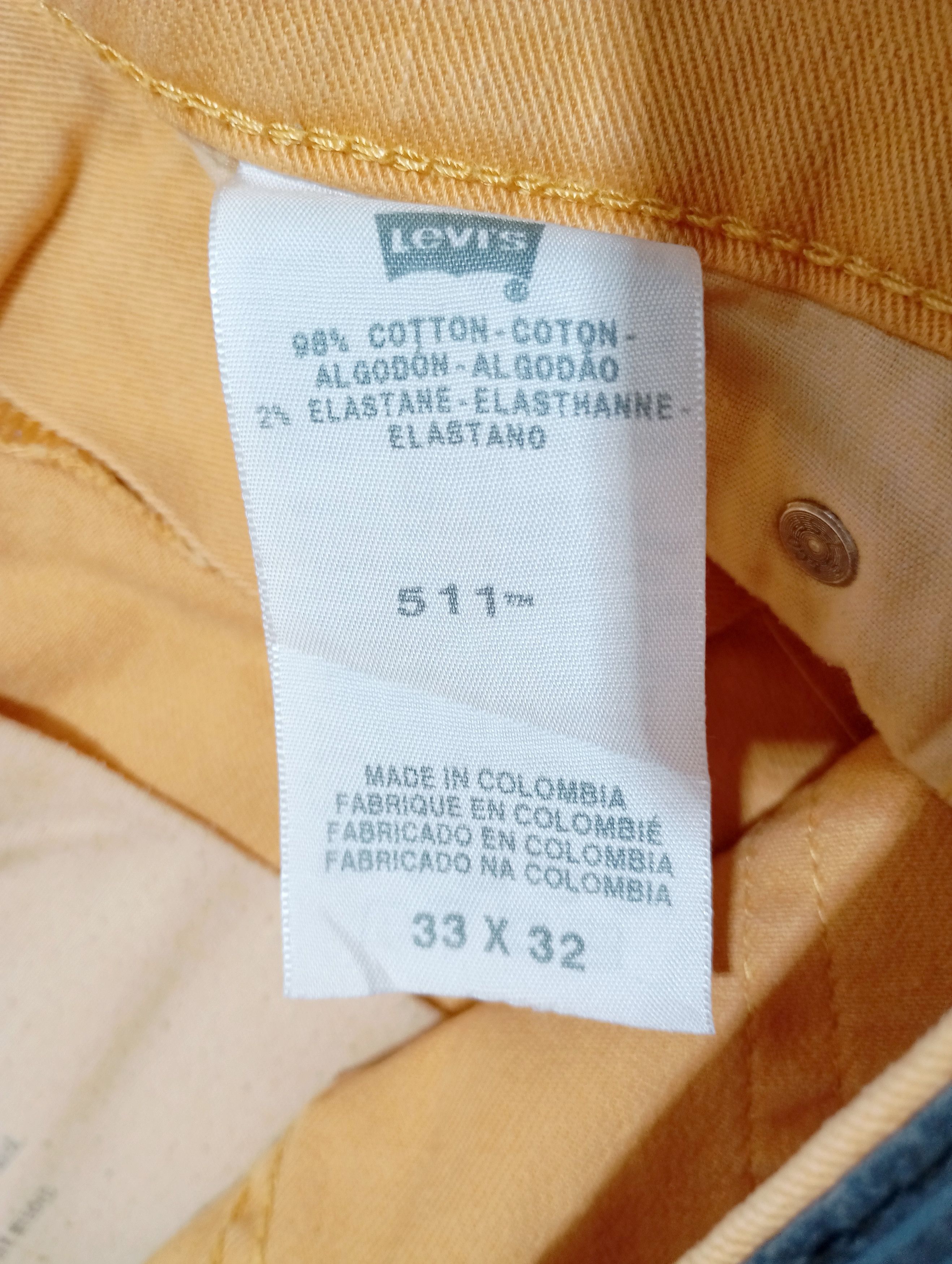 Levi's Levi's 511 Made in Columbia Vintage Denim Pants Size 33 Size US 33 - 4 Thumbnail
