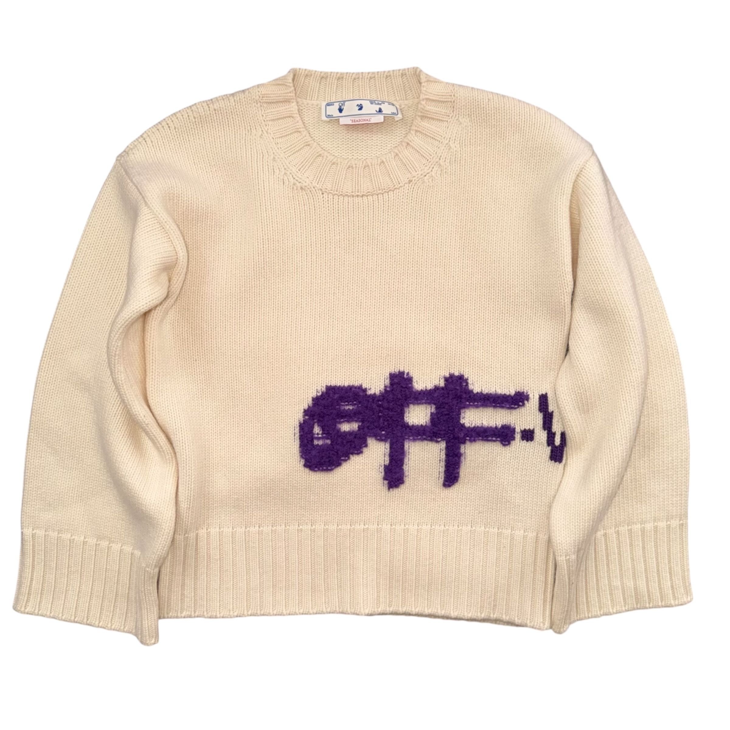 Off-White OFF-WHITE WOOL SWEATER Size S / US 4 / IT 40 - 1 Thumbnail