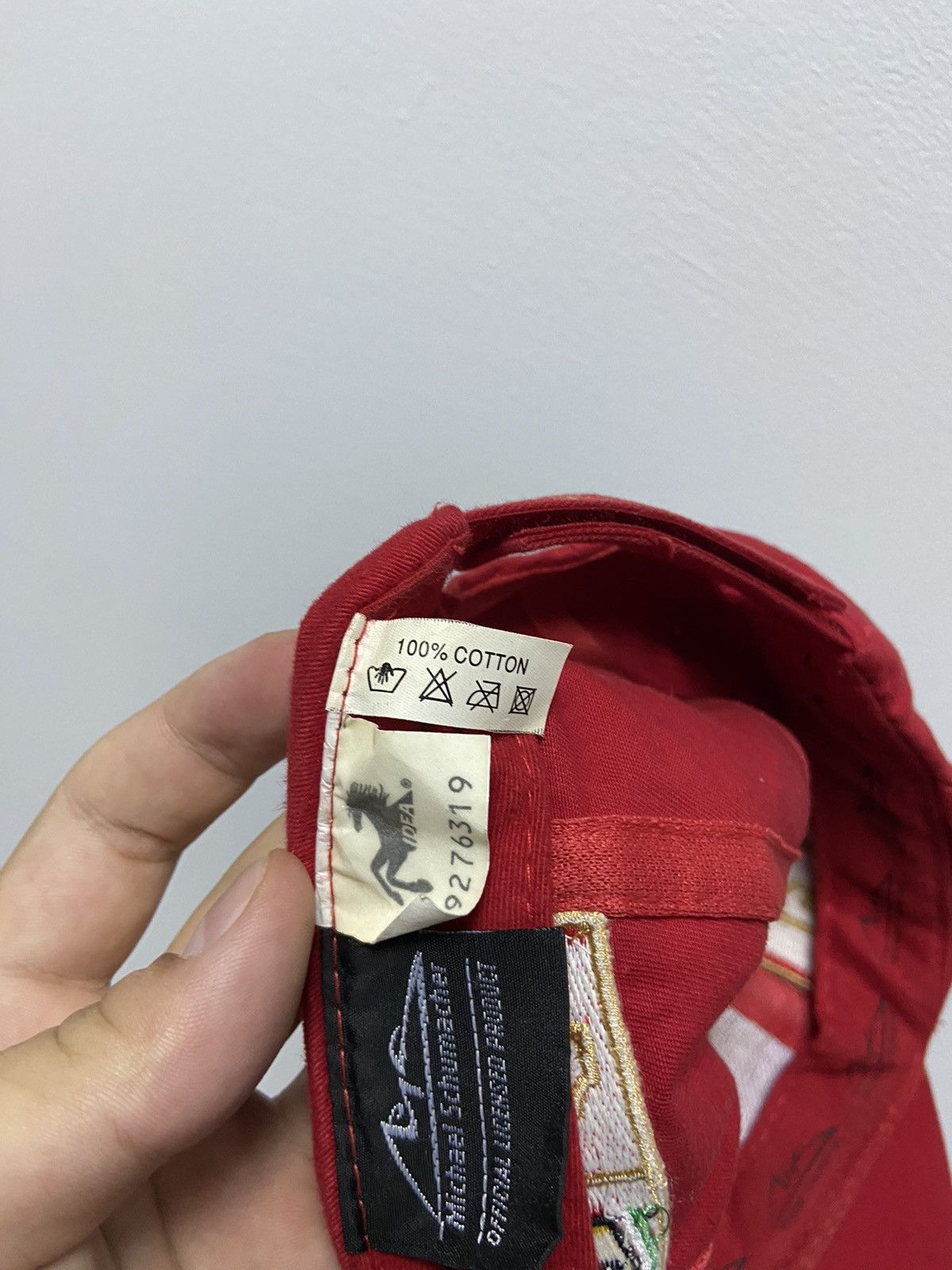 Ferrari × Vintage Ferrari Cap Vintage 2002 Michael Schumacher Racing Formula 1 Size ONE SIZE - 10 Thumbnail