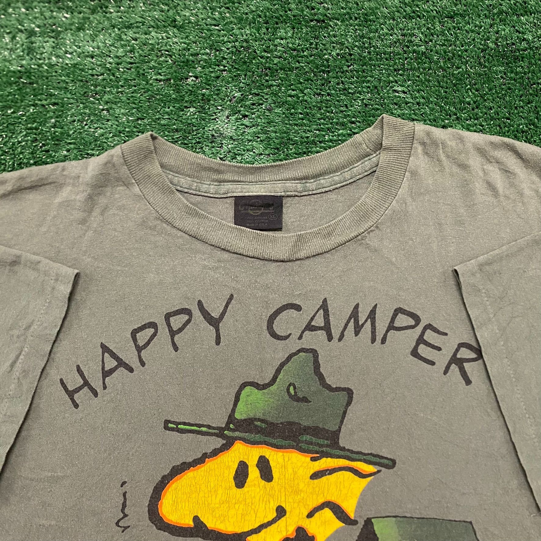 Peanuts Crazy Vintage 90s Woodstock Comic Single Stitch T-Shirt Size US XL / EU 56 / 4 - 3 Thumbnail
