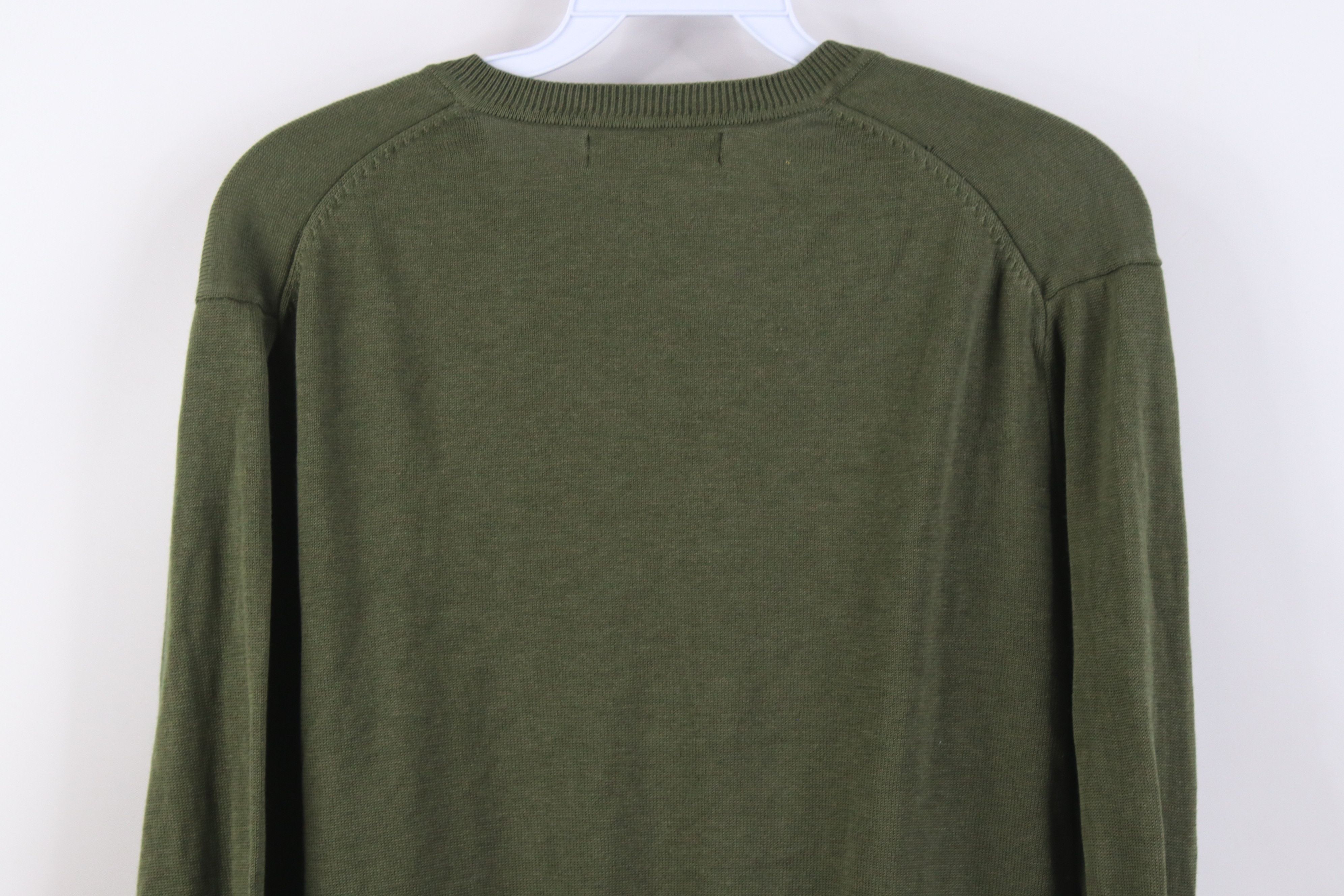 Banana Republic Banana Republic Silk Cashmere Knit V-Neck Sweater Green Size US L / EU 52-54 / 3 - 11 Thumbnail