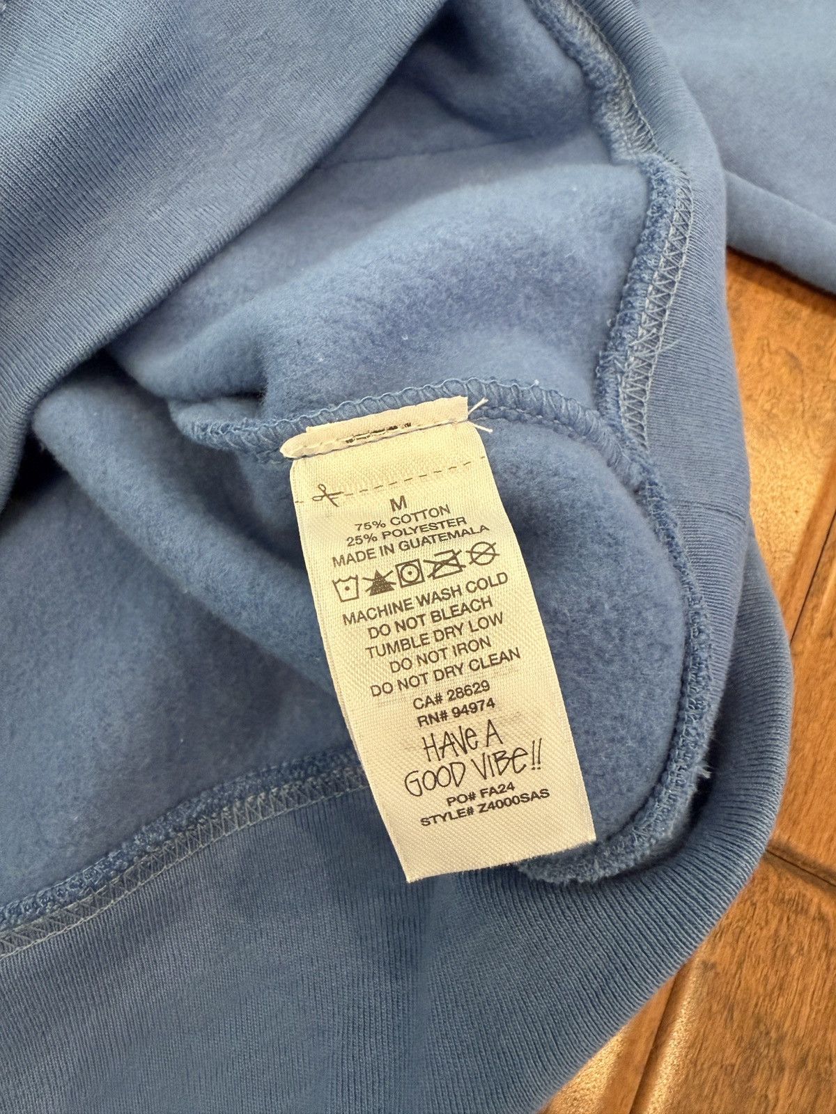 Stussy Stussy Madrid City exclusive Hoodie washed blue Size US M / EU 48-50 / 2 - 6 Thumbnail