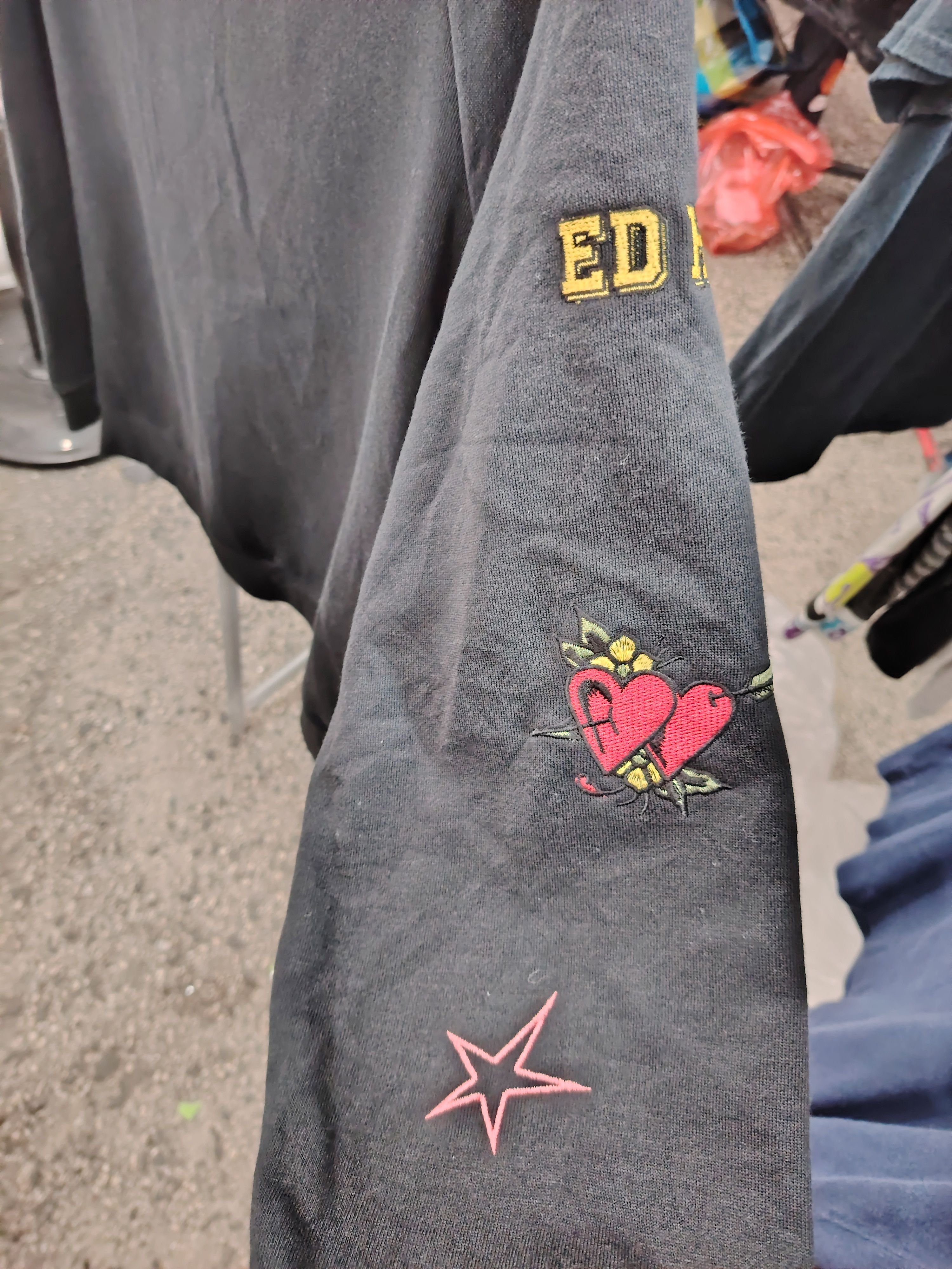 Christian Audigier ED HARDY Love is Mystery Black SWEATSHIRT Size US L / EU 52-54 / 3 - 3 Thumbnail