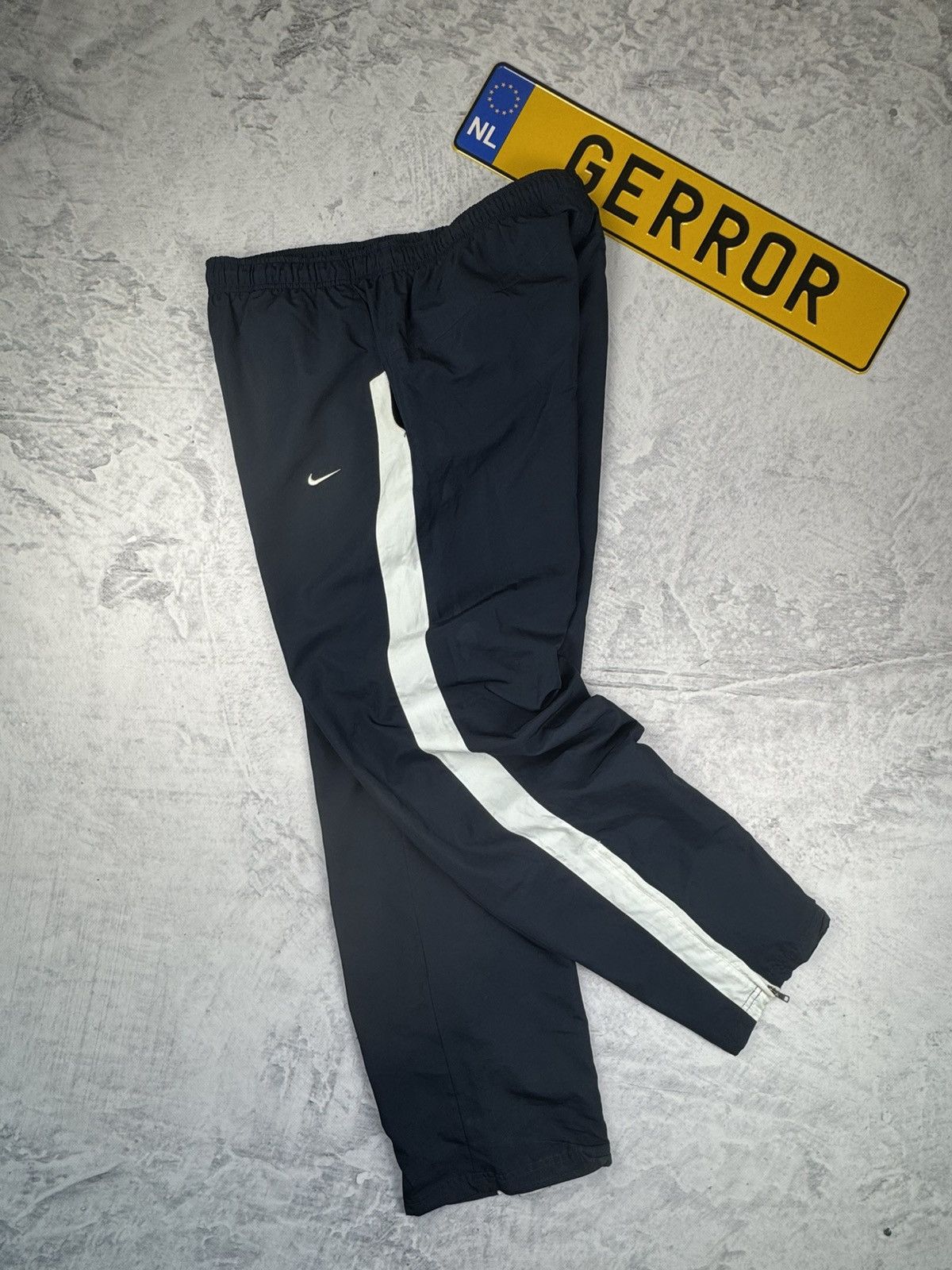 Nike × Vintage NIKE VINTAGE BASIC LOGO OVERSIZE BAGGY PANTS Size US 34 / EU 50 - 4 Thumbnail