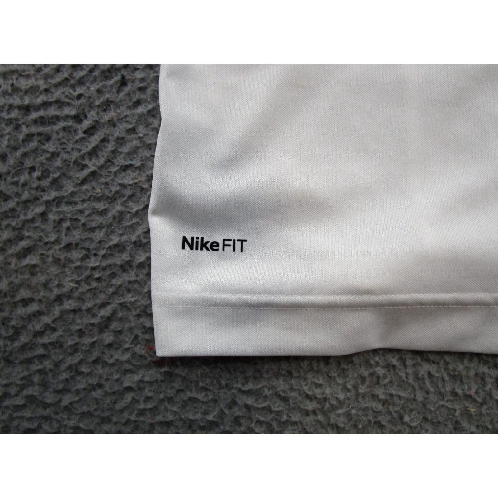 Nike VINTAGE Nike Fit White Burgundy Tank Top Men's L T-Shirt Athletic Short Sleeve White/Red Size US L / EU 52-54 / 3 - 3 Thumbnail