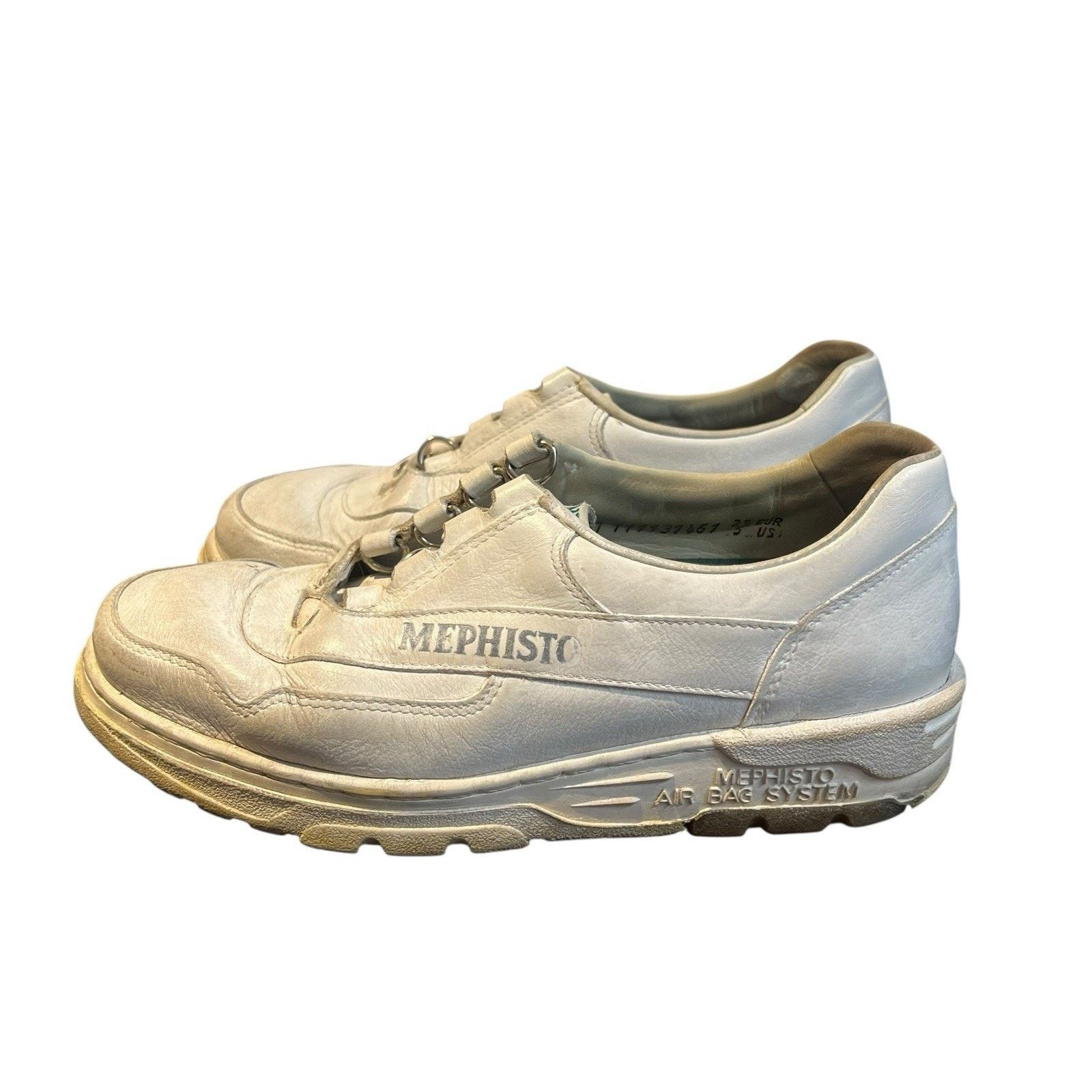 Mephisto Mephisto RunOff Air Bag System White Shoes Women’s Sz 5 us Size US 5 / IT 35 - 3 Thumbnail
