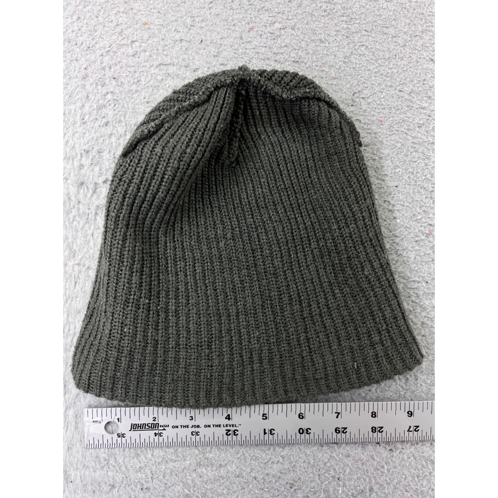 Vintage Gray Knit Beanie Hat Adult One Size Acrylic Ski Activewear Unisex Size ONE SIZE - 5 Thumbnail