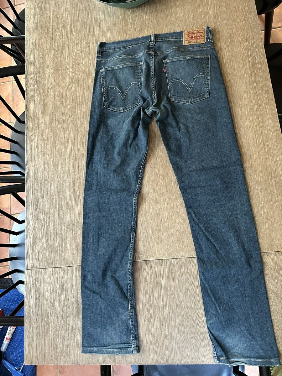 Levi's 36 x 43 Levis 511 blue jeans Size US 36 / EU 52 - 2 Thumbnail