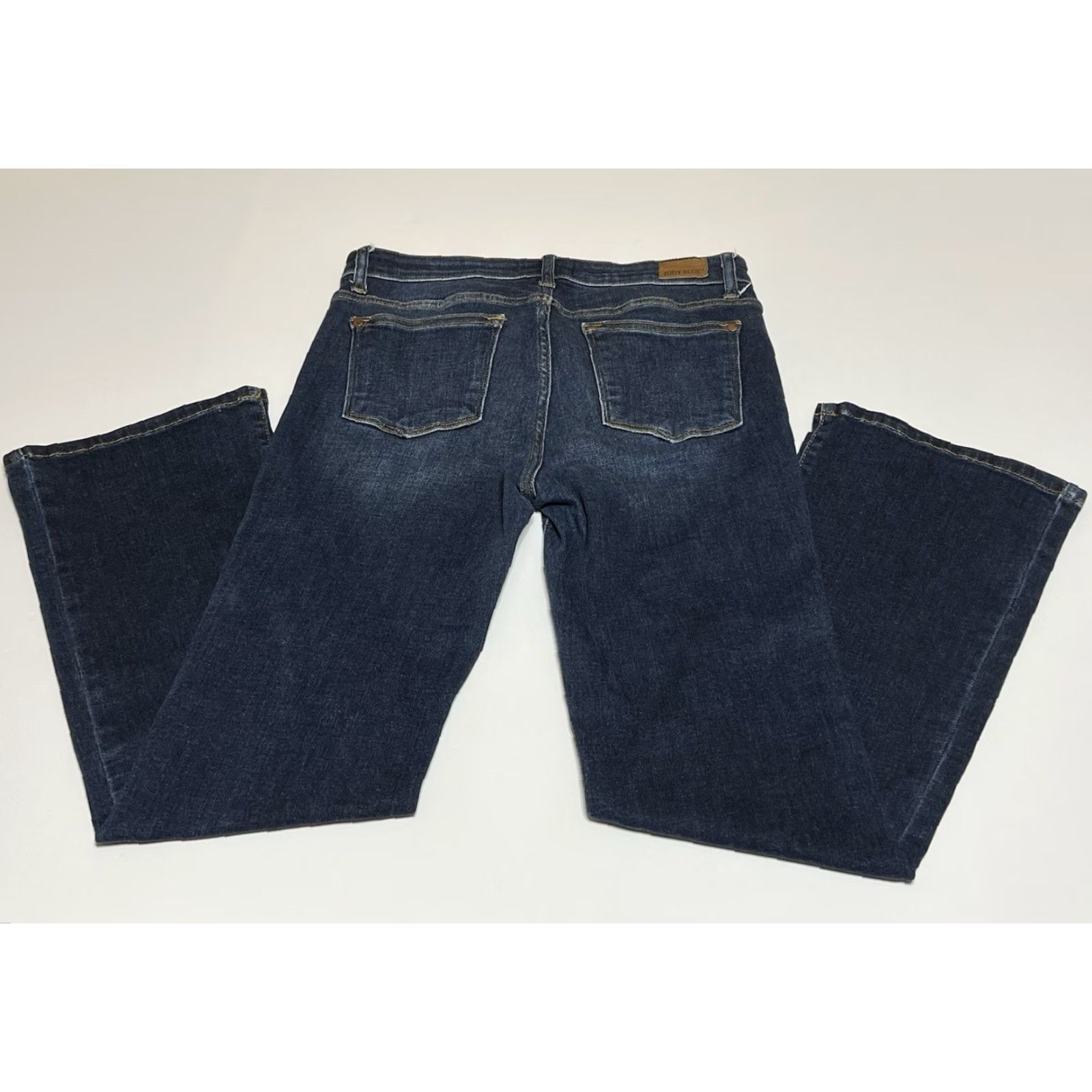 Vintage Judy Blue Bootcut Jeans Women’s 7/28 (30x29) Dark Wash Stretch Denim Blue Size 28" / US 6 / IT 42 - 2 Thumbnail