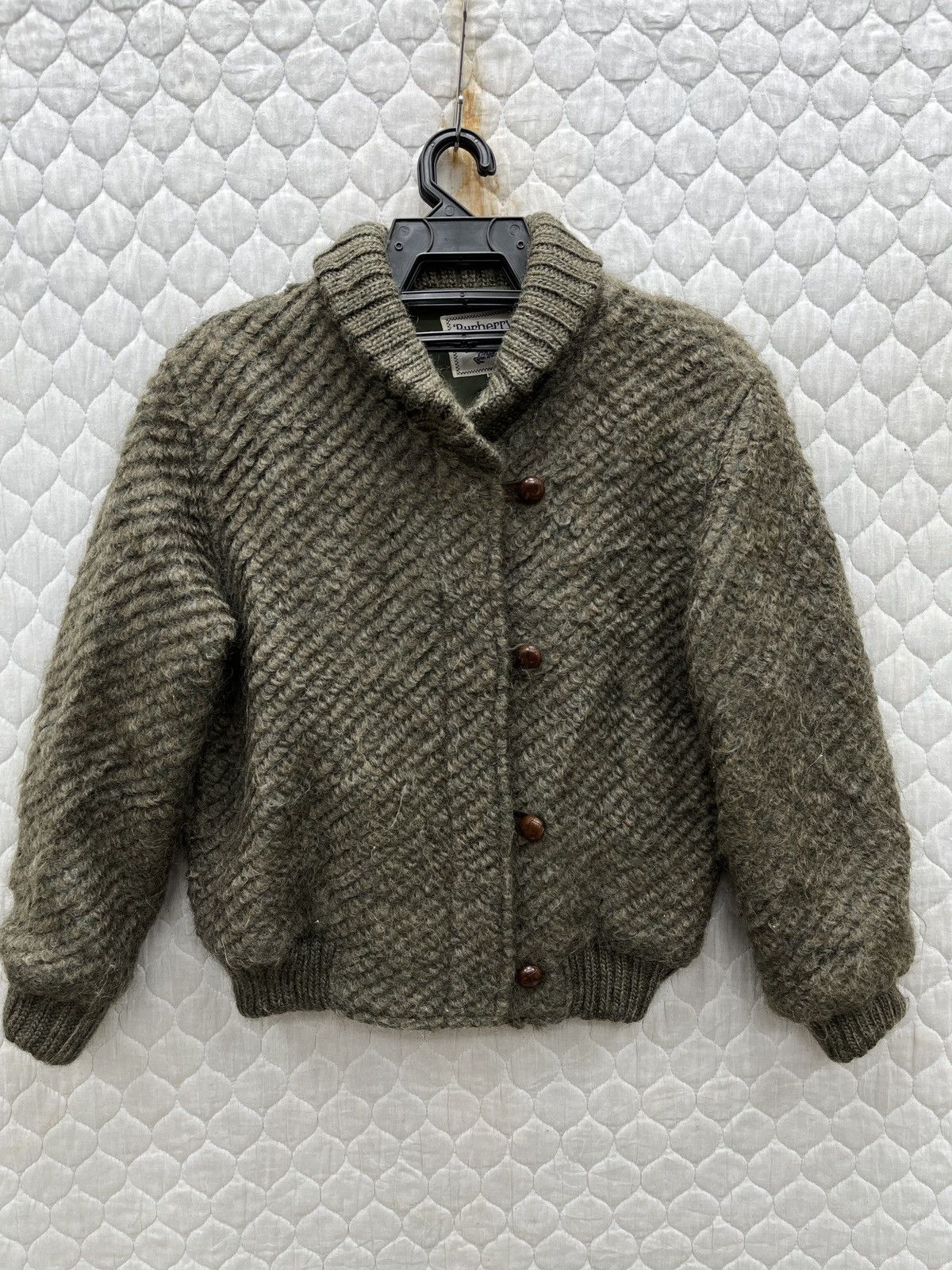 🔥🔥🔥STEALS VTG BURBERRYS BOMBER WOOL JACKET