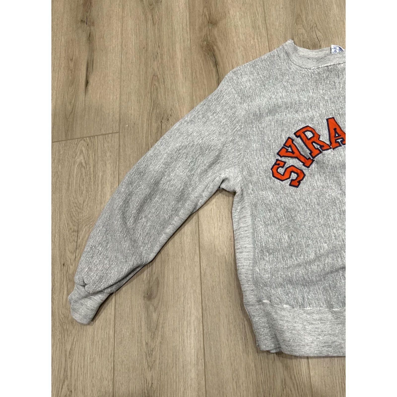 Vintage VTG MVP Cor Inc Pro Syracuse University Crew Sweatshirt Adult L Gray University Sweatshirt Mens Crew Neck Pullover Fleece Size US L / EU 52-54 / 3 - 4 Thumbnail