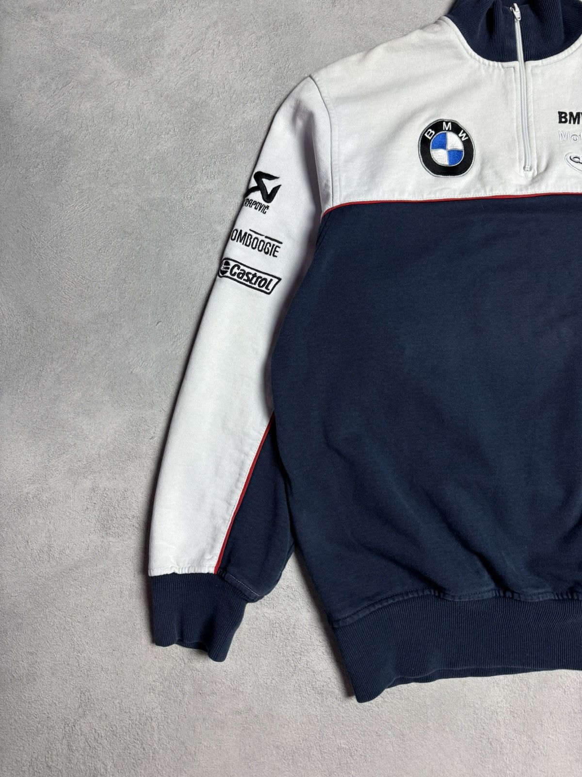 BMW BMW Motorrad Cotton 1/4 Zip Racing Sweatshirt Big Logo Size US L / EU 52-54 / 3 - 7 Thumbnail