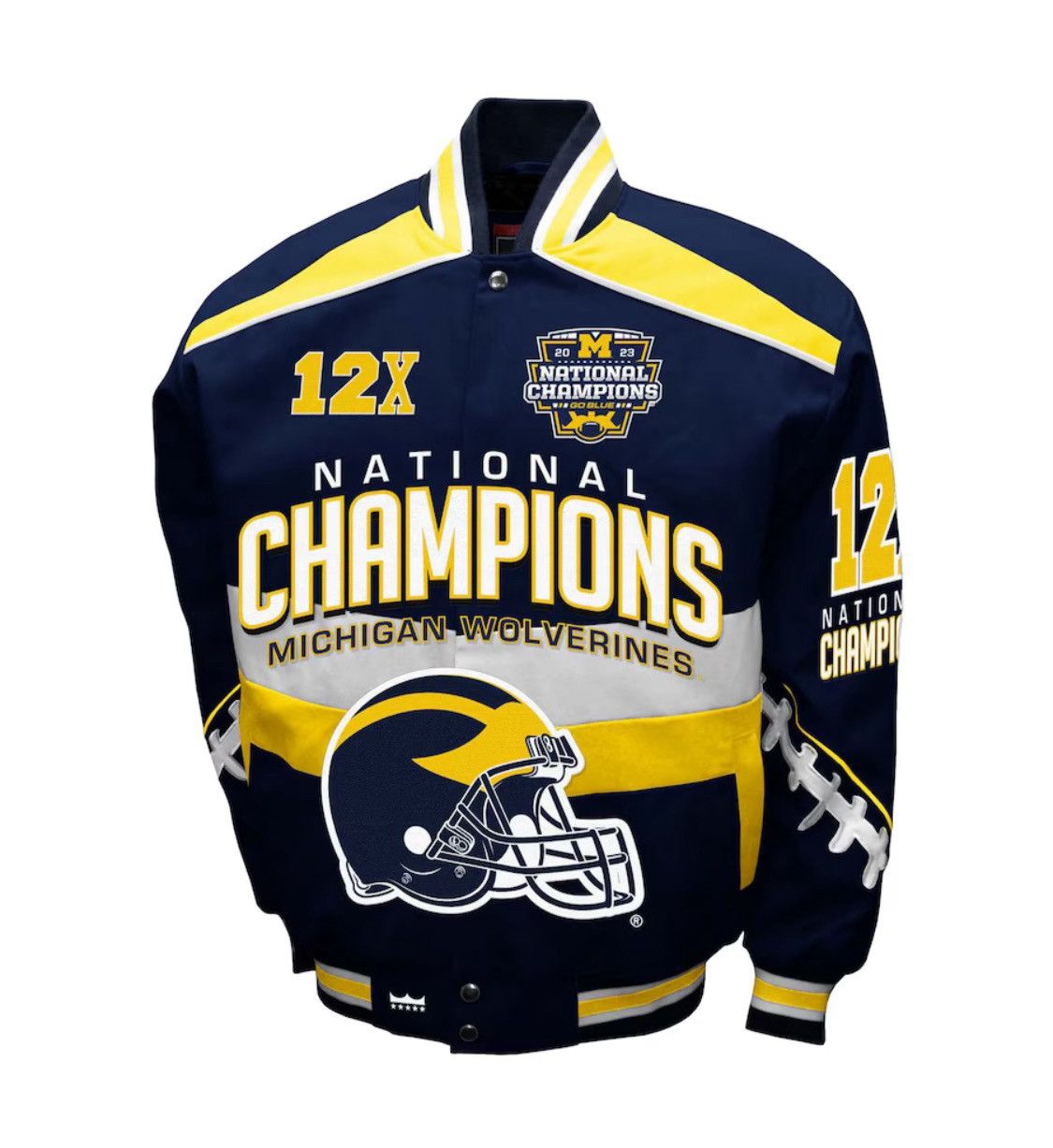 NCAA Michigan Wolverines Champions Franchise Club Bomber Size US L / EU 52-54 / 3 - 3 Thumbnail