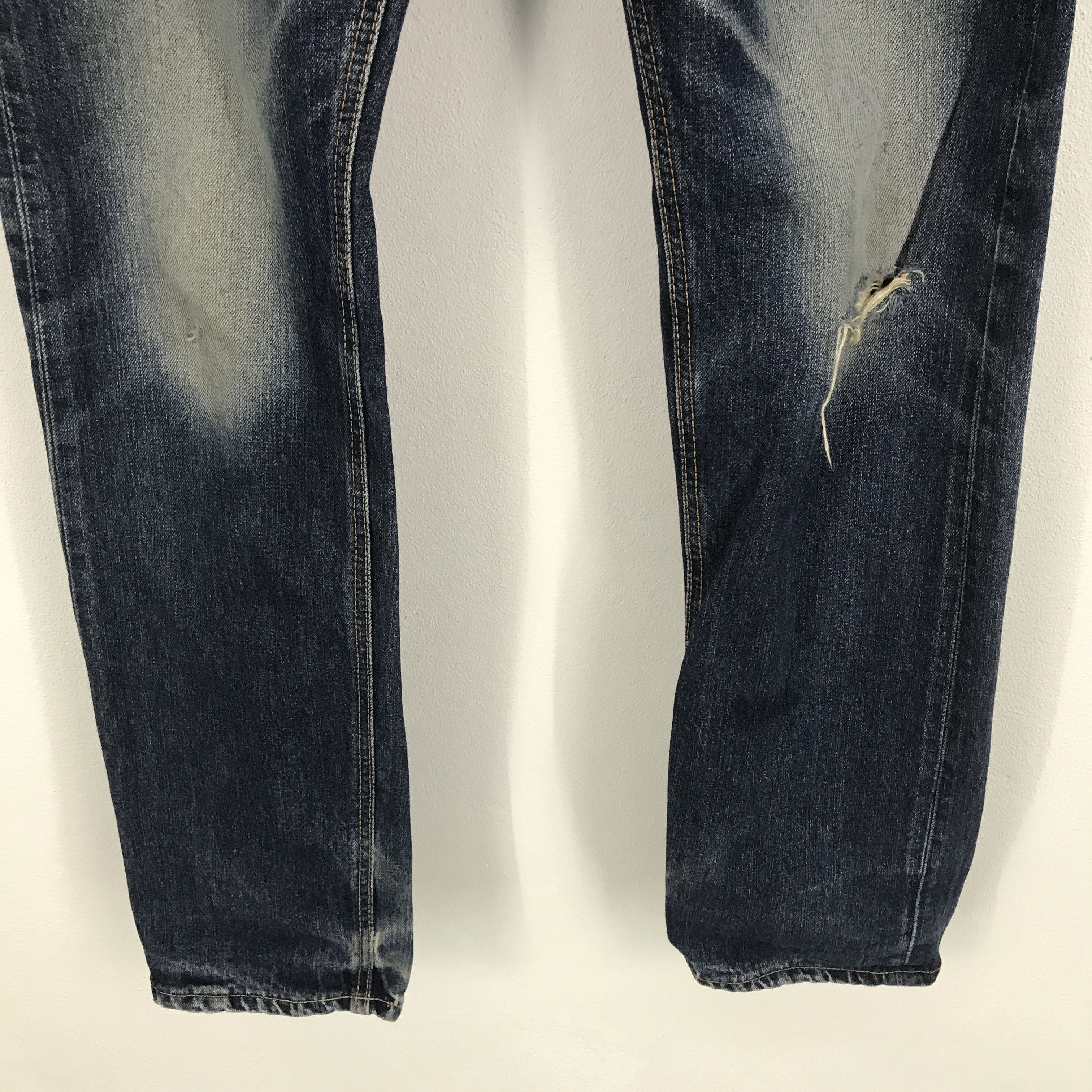 Edwin × Japanese Brand Rare Edwin Japan ifsixwasnine style Faded Denim pants Size US 30 / EU 46 - 3 Thumbnail