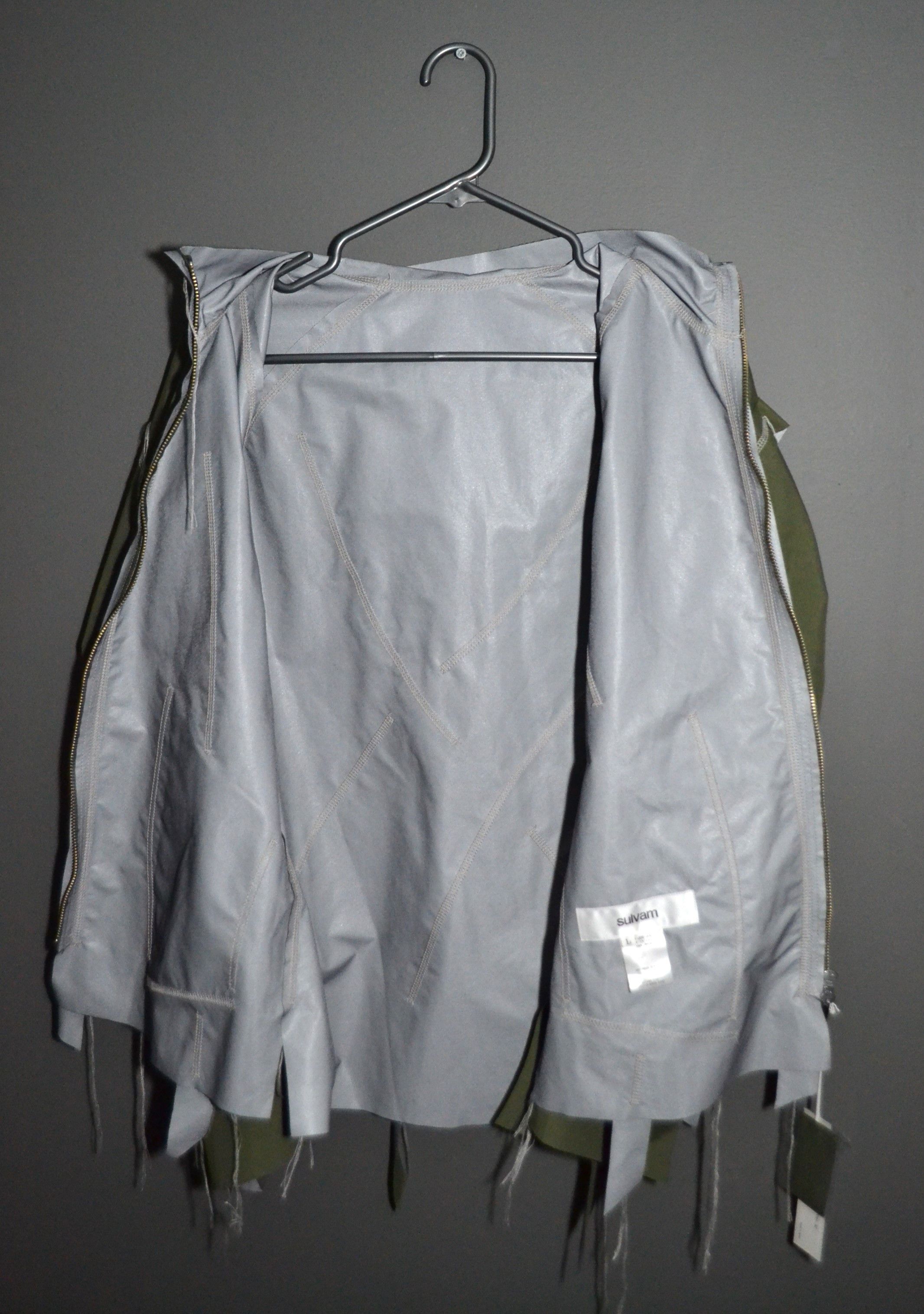 Sulvam Sulvam Distressed Layered Jacket Cutting Short Blouson L Size US L / EU 52-54 / 3 - 13 Thumbnail