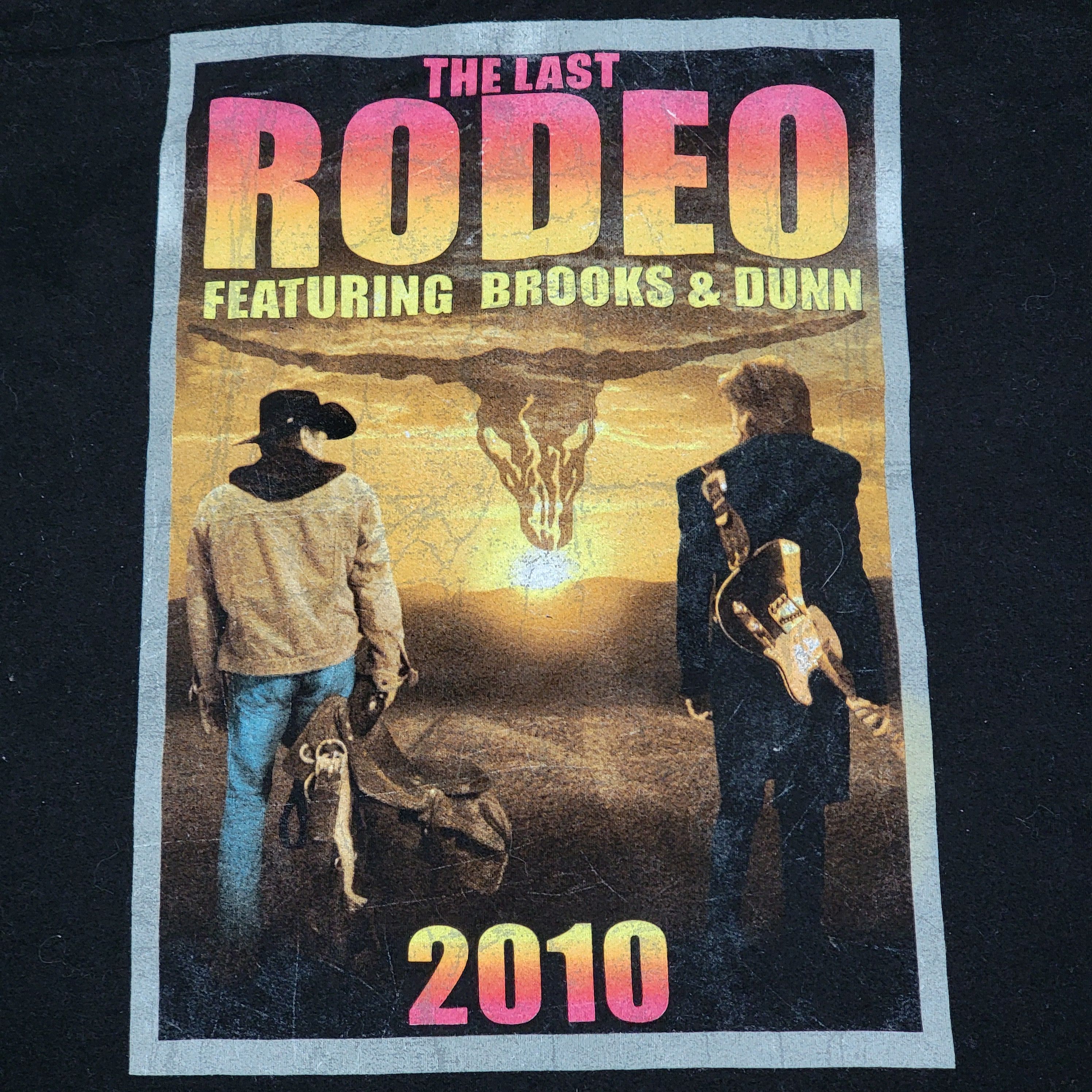 Other Brooks & Dunn SS Unisex Tee "The Last Rodeo Tour 2010" - XXL Size US XXL / EU 58 / 5 - 2 Thumbnail