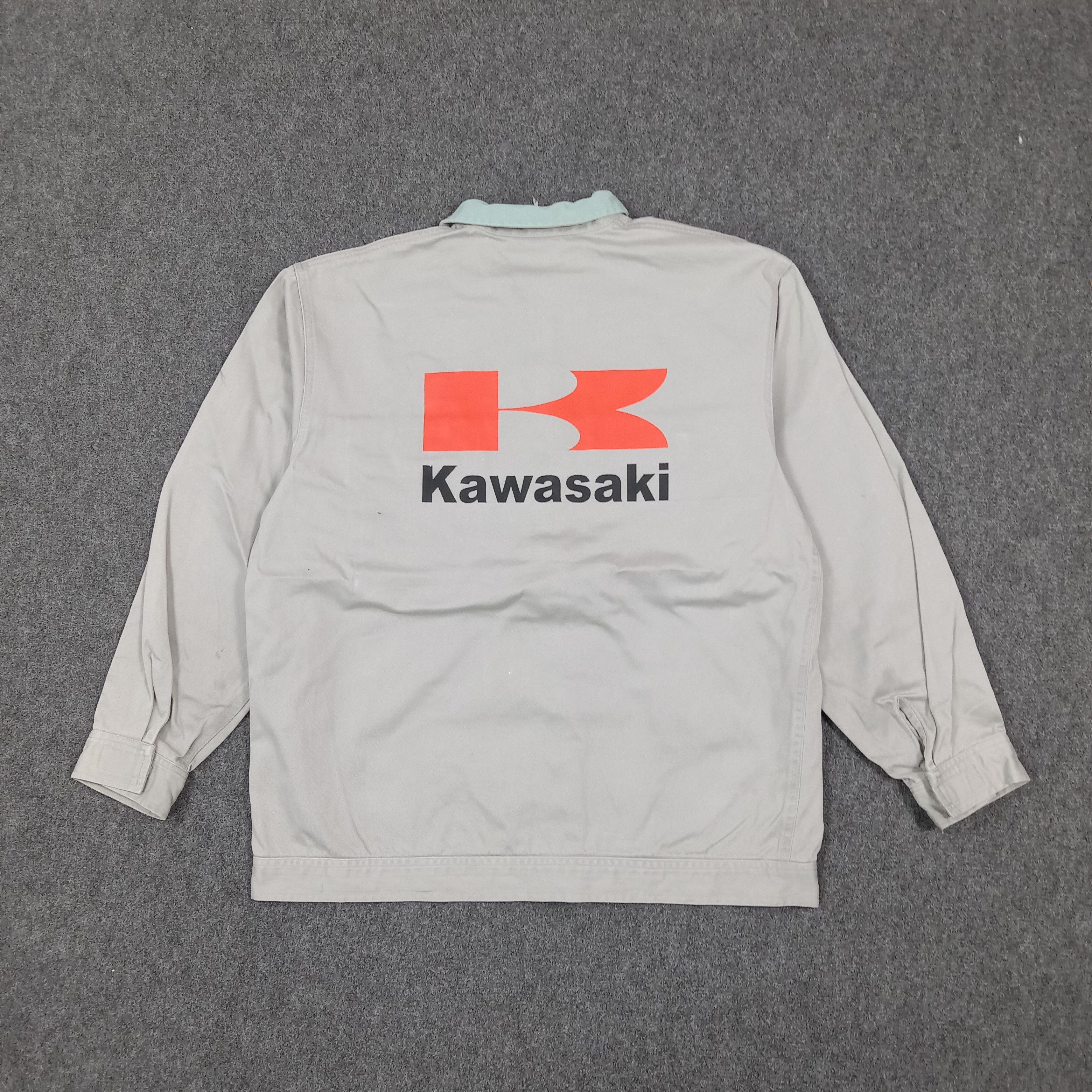 Japanese Brand KAWASAKI Japanese Brand Racing MotorSport Jacket C279N20 Size US L / EU 52-54 / 3 - 1 Thumbnail