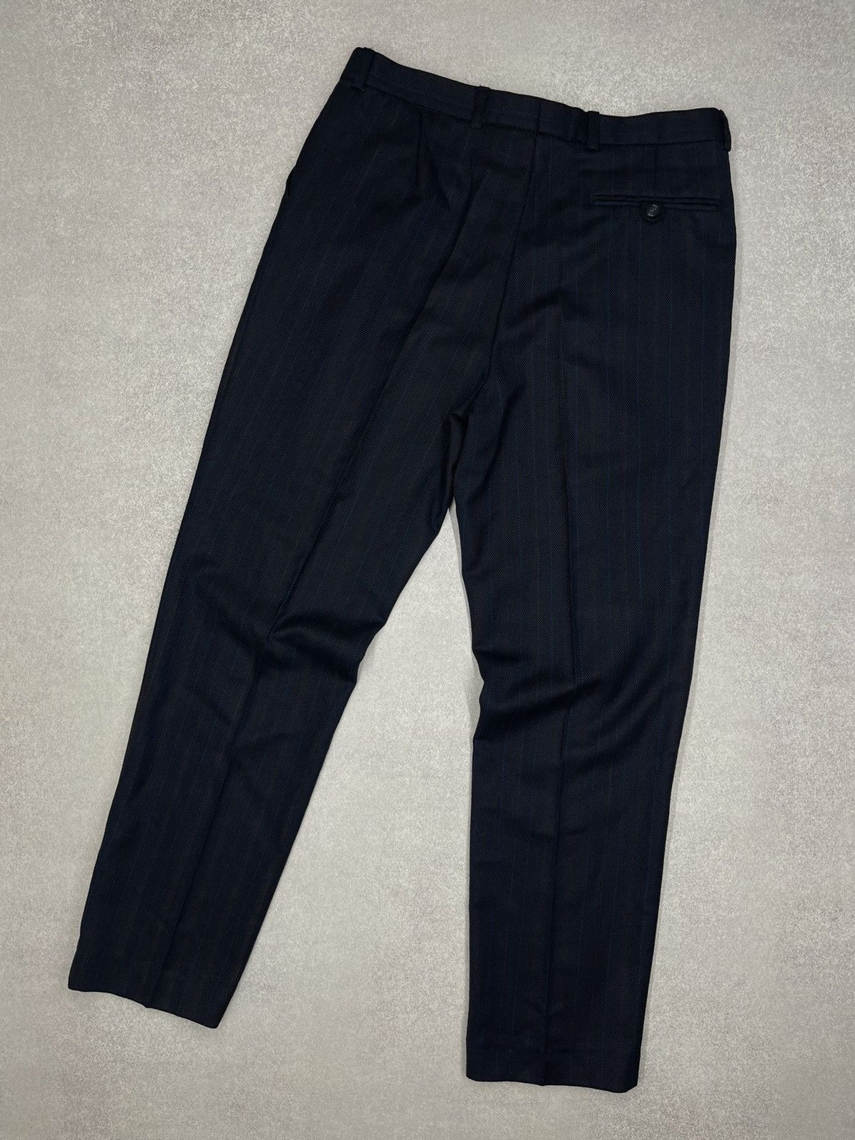Vintage Vintage Yves Saint Laurent Wool Trousers Yugoslavia Designer Size US 32 / EU 48 - 4 Thumbnail