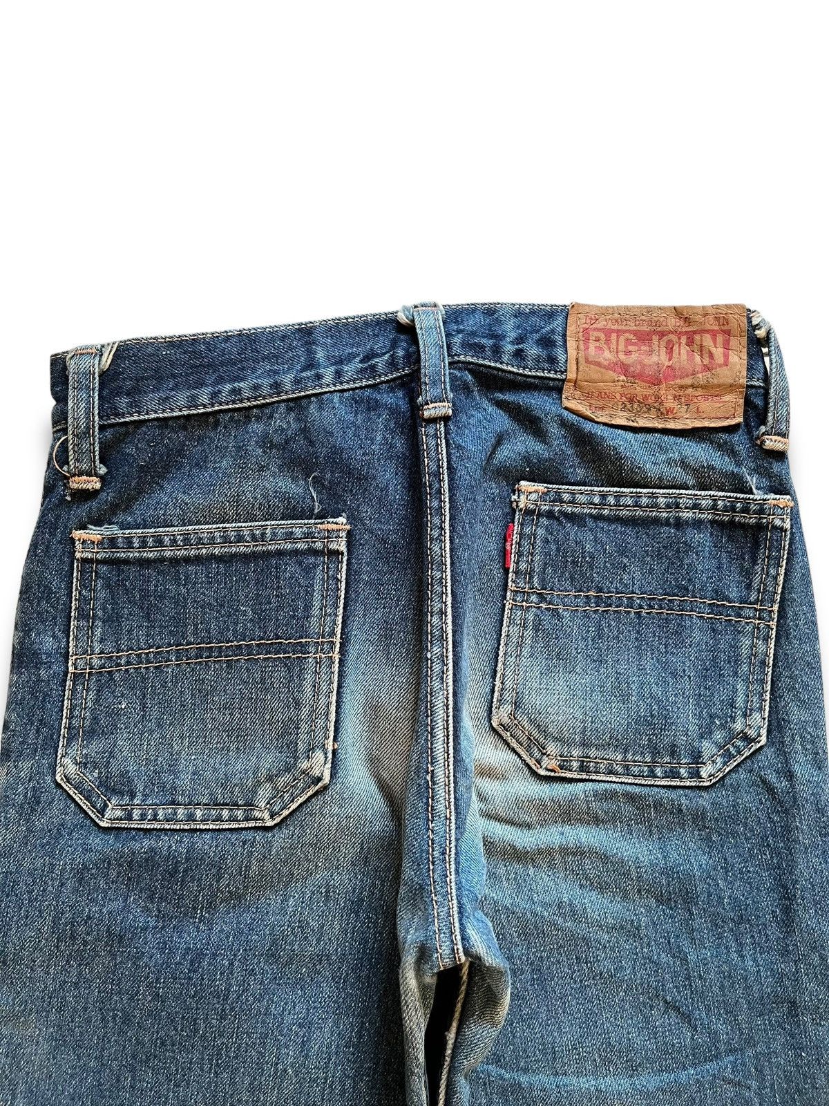 Japanese Brand Vintage Japanese Brand Workwear Bush Style Flare Jeans Size 25" / US 0 / IT 36 - 8 Thumbnail