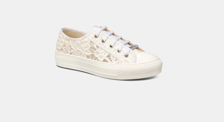 Dior o1w1db11024 Embroidered Walk'n Sneakers in White Size US 12 / IT 42 - 2 Thumbnail